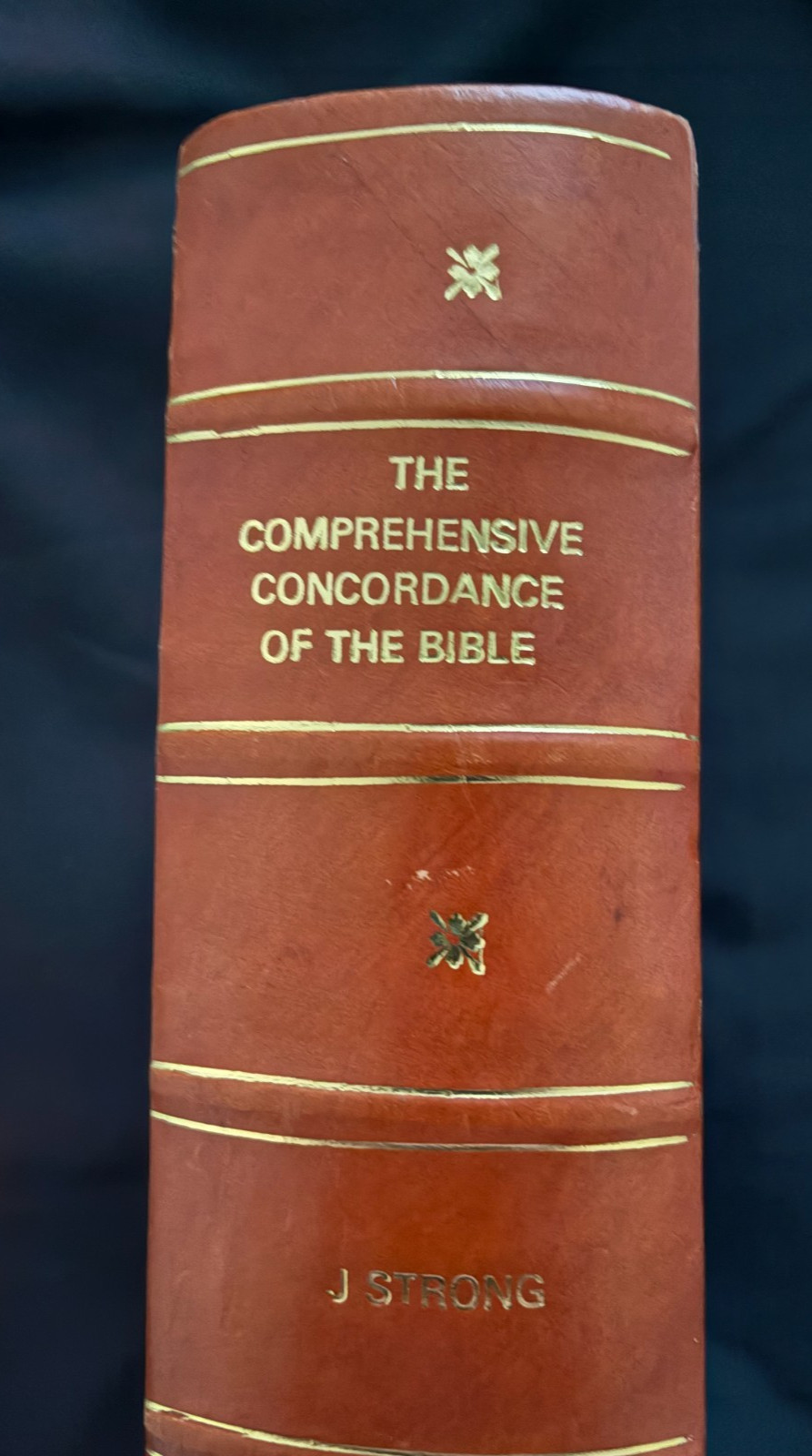 The Concordance of the Bible by James Strong, Printed 2022. Leather Edition