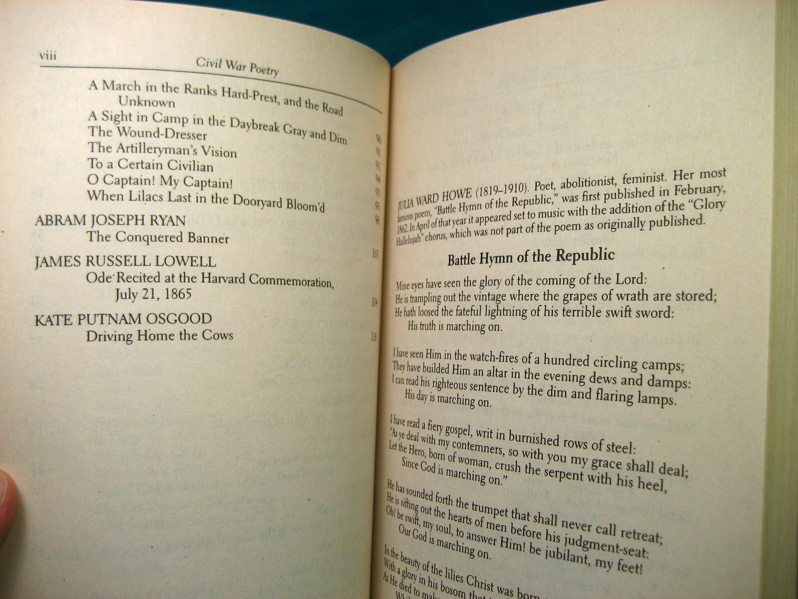 American Civil War Poetry An Anthology Soldiers Various Paul Negri Like NEW 1997