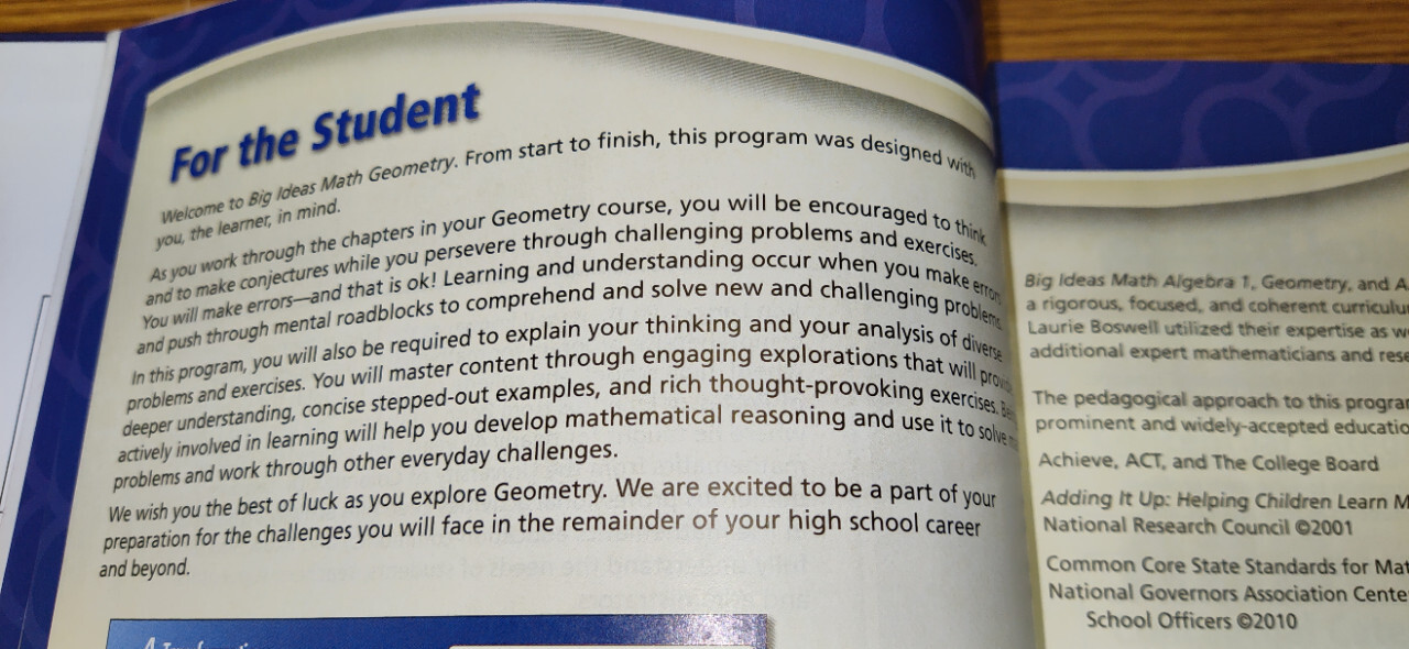 BIG IDEAS MATH Geometry: Common Core Student Edition 2015 9781608408399
