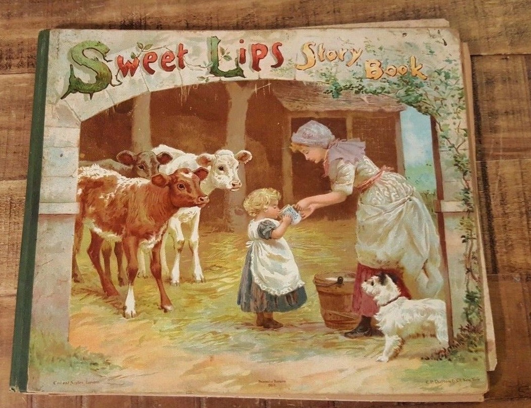 SWEET LIPS STORY BOOK with Colored Pictures – No Date Circa 1895