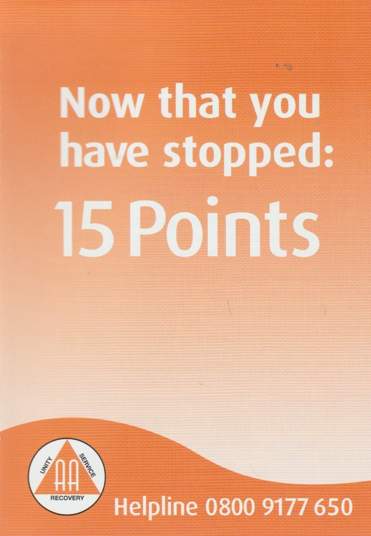 Three new Alcoholics Anonymous leaflets, 2 single-fold, 1 bi-fold, Great Britain