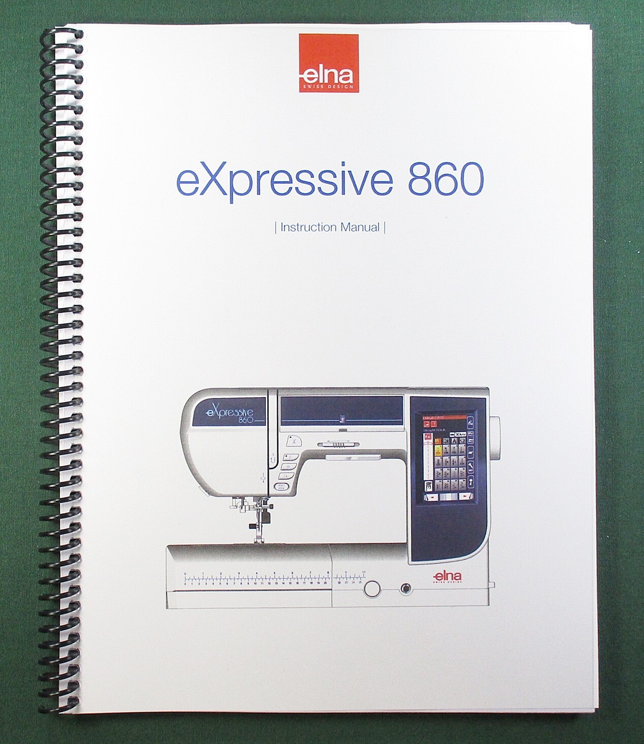 Elna Expressive 860 Instruction Manual: 138 Pages & Protective Covers!