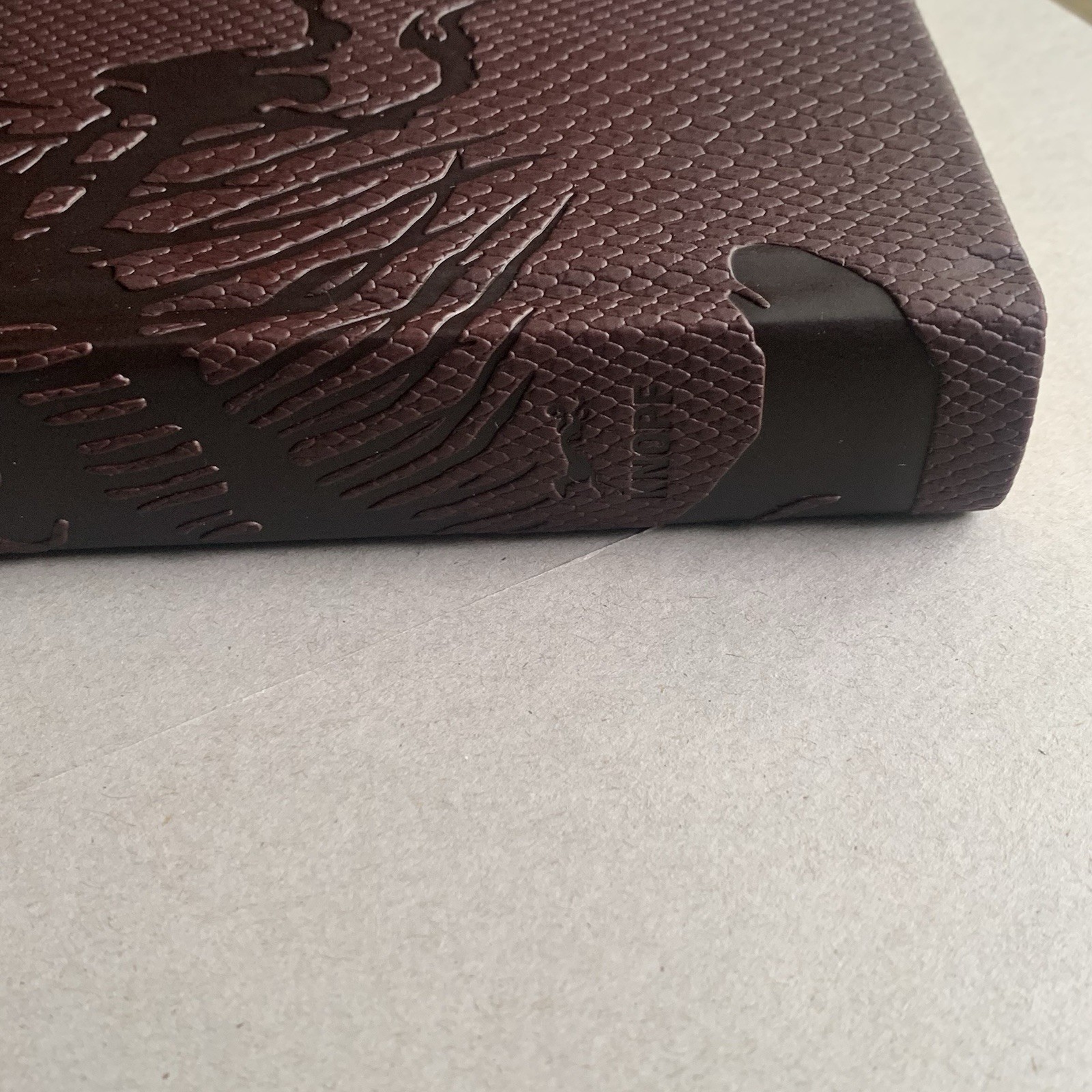 Jurassic Park By Michael Crichton Deluxe Faux Leather Dinosaur Skin Edition New