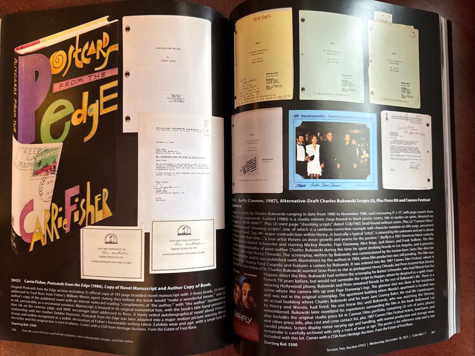 HERITAGE Auctions Catalog 12/25 Wizard of OZ – 500 pages! Star Wars Trek Disney