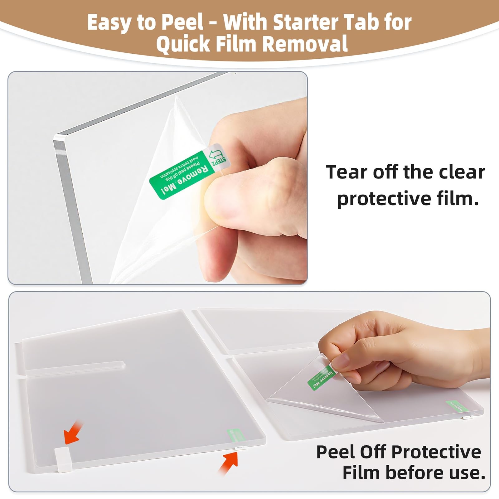 Clear Acrylic Book Stand Large 12.6 x 6.7 x 5 in Book Holder for Cookbooks, Bibl