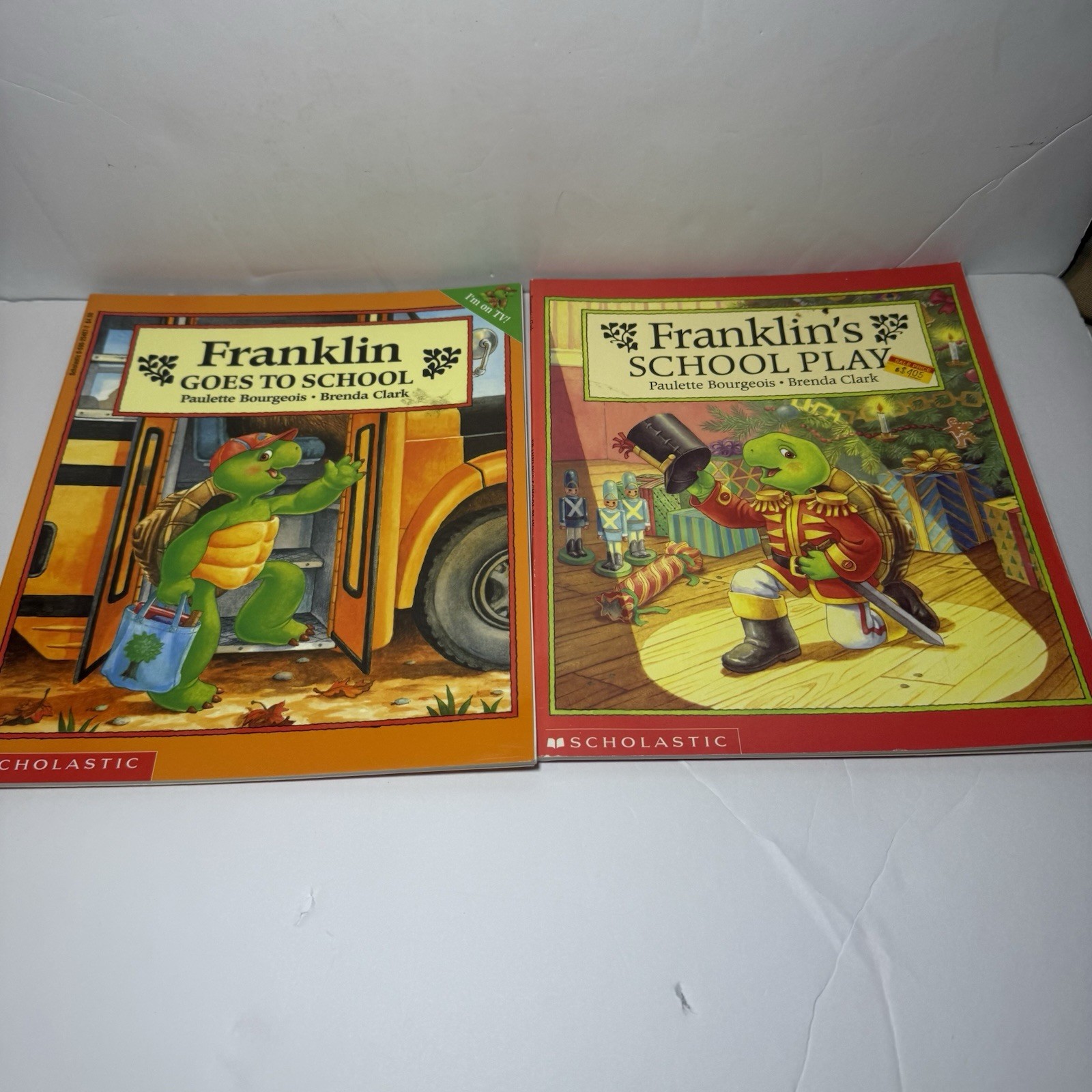Lot Of 12 Franklin the Turtle Picture Books Paulette Bourgeois & Brenda Clark