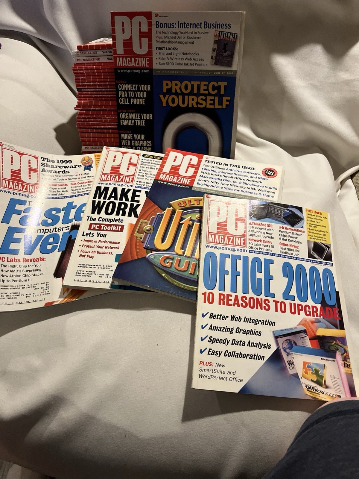 PC Magazine Lot of 48 Computer Magazine Multi Years 1999-2001