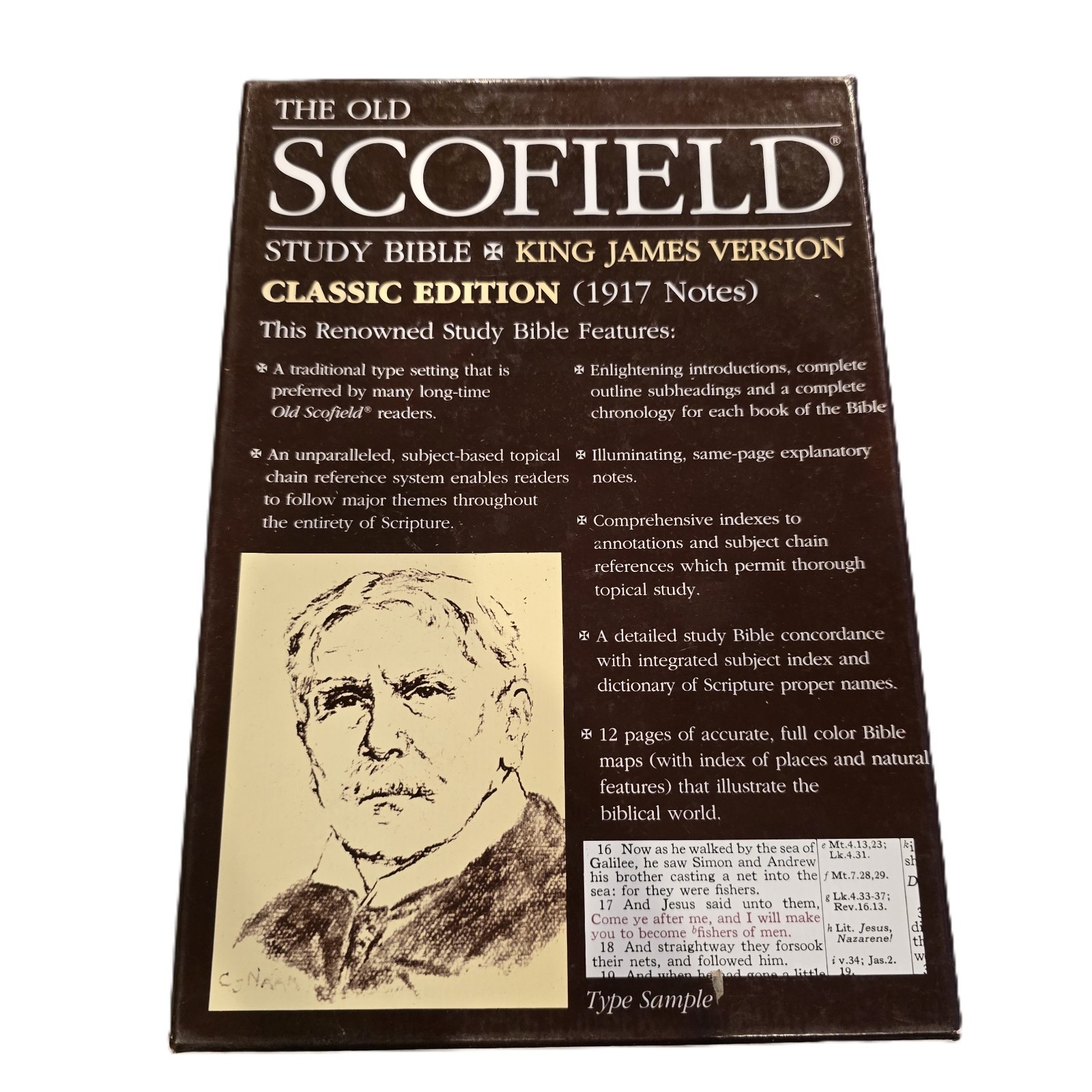 Oxford Old Scofield Study Bible KJV Classic Edition Black Bonded Leather 291RL