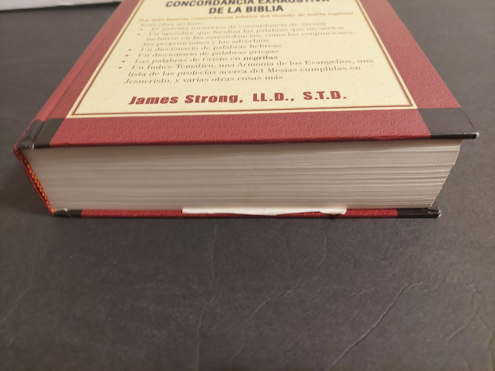 Nueva Concordancia Strong Exhaustiva de la Biblia by James Strong (2002,…