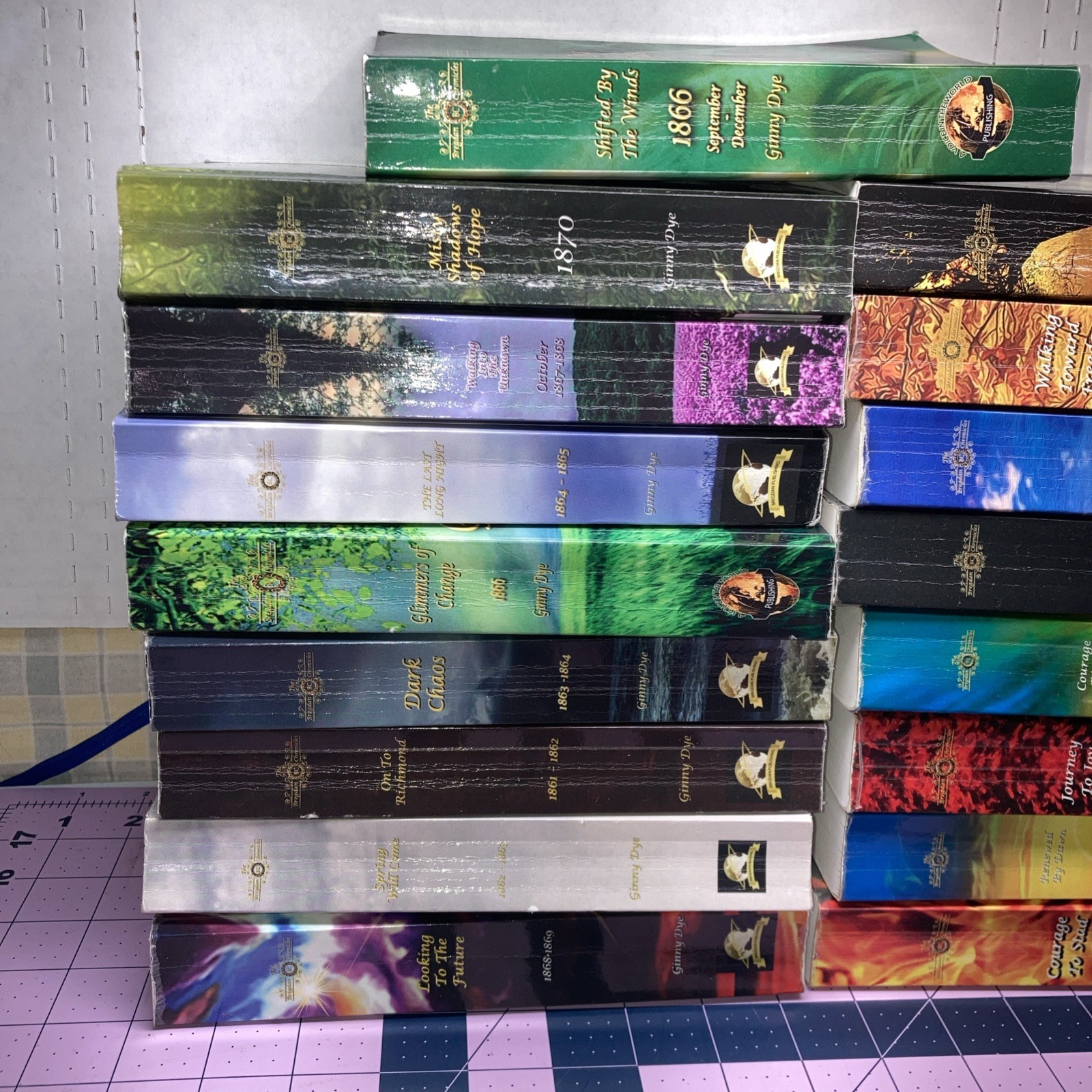 The Bregdan Chronicles Lot By Ginny Dye (17) Books 1800’s Life Drama Series VGC