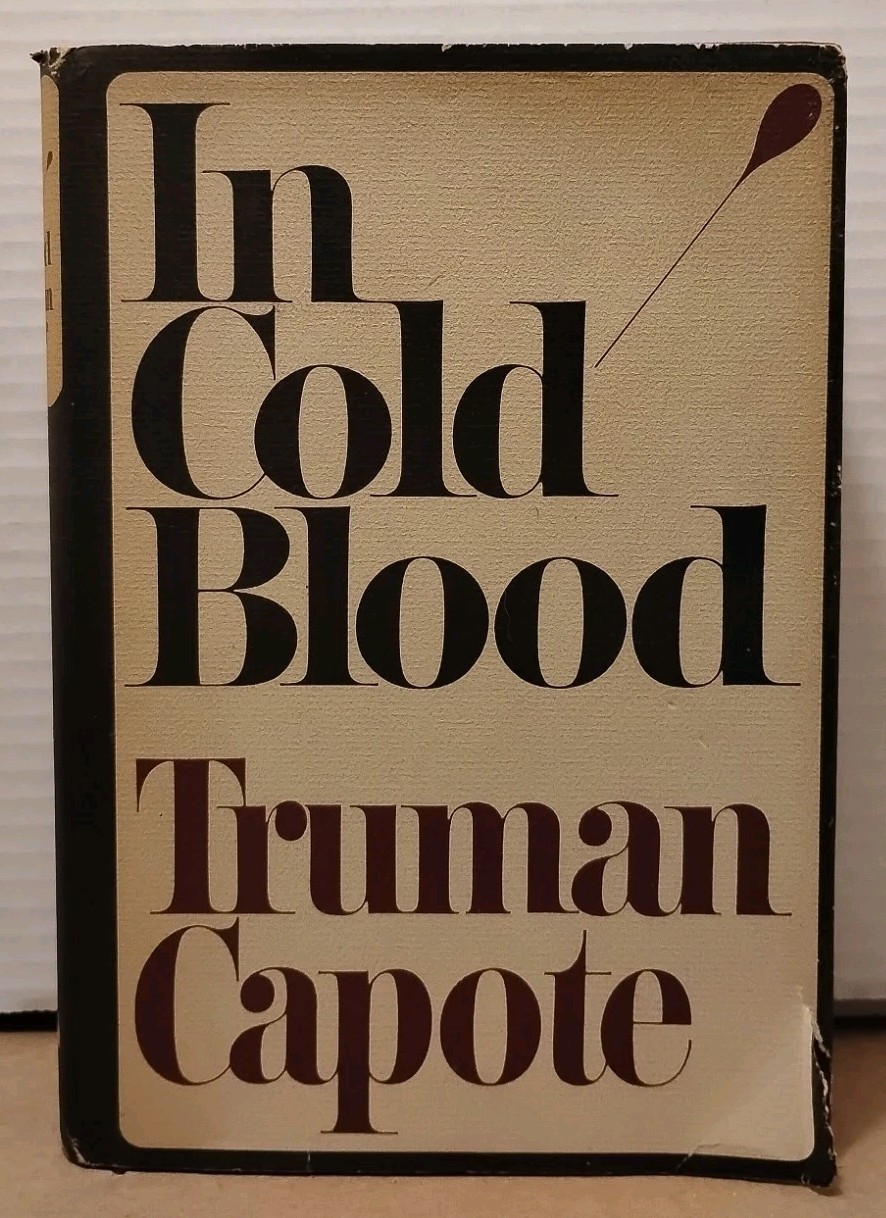 IN COLD BLOOD by Truman Capote – 1965 – 1st Edition 1st Printing BCE HCDJ