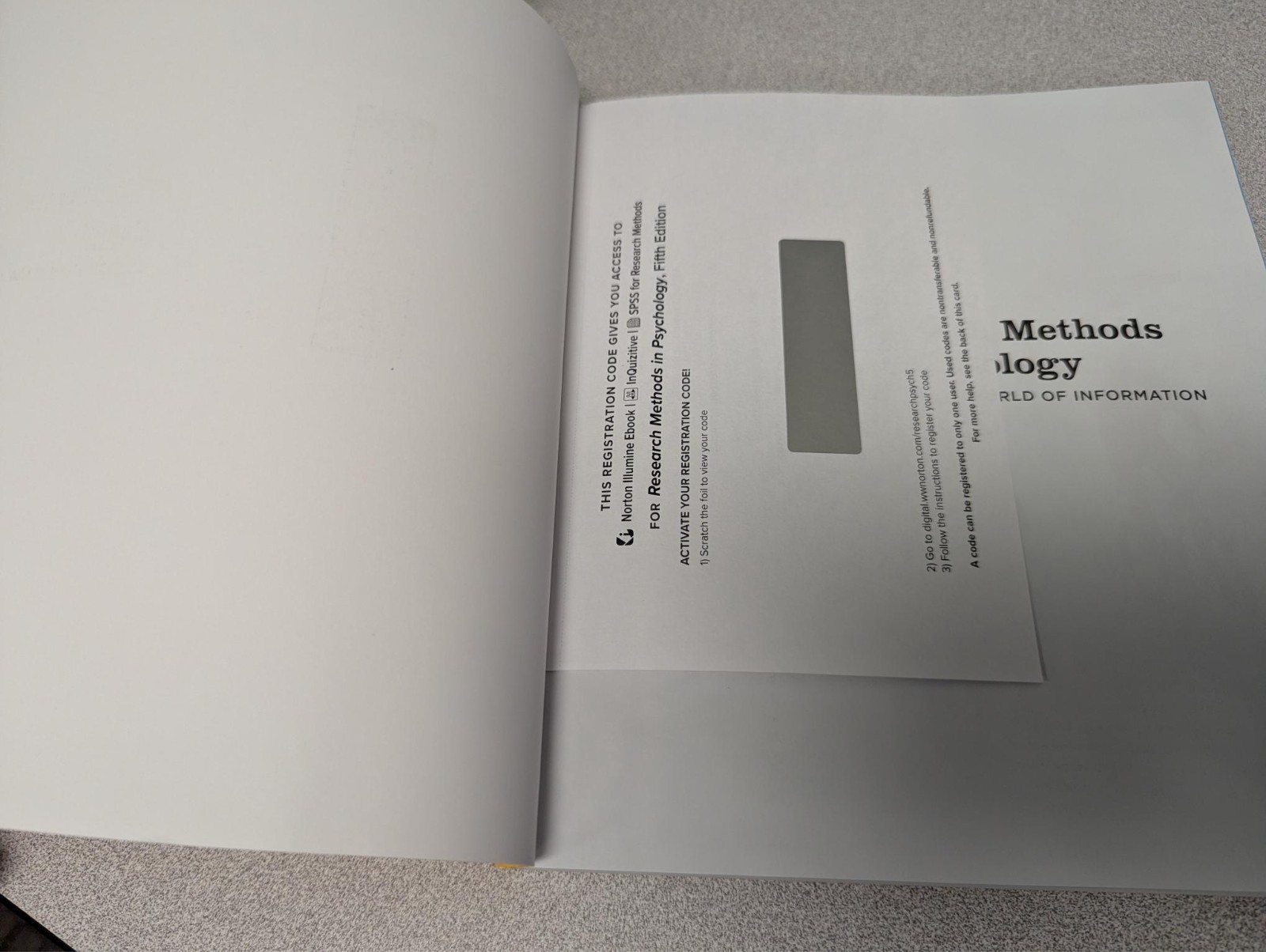 Research Methods in Psychology, ISBN 9781324085744