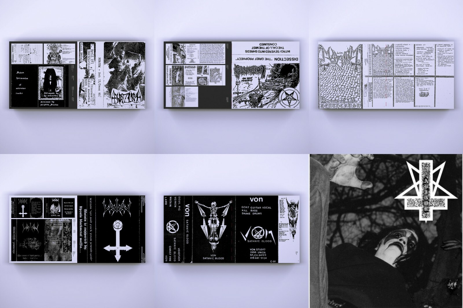 ANALOGUE BLACK TERROR Volume II : A Visual History of Black Metal Demotapes…