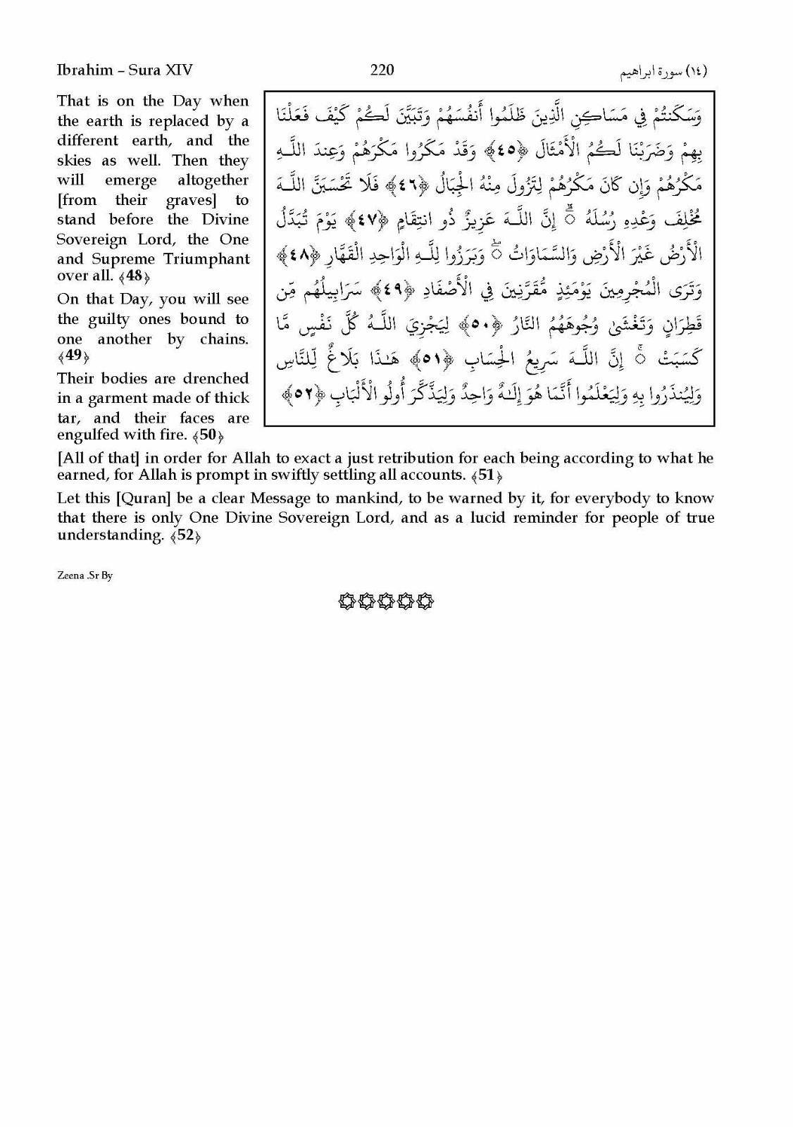 The Sacred Message Of The Glorious Quran