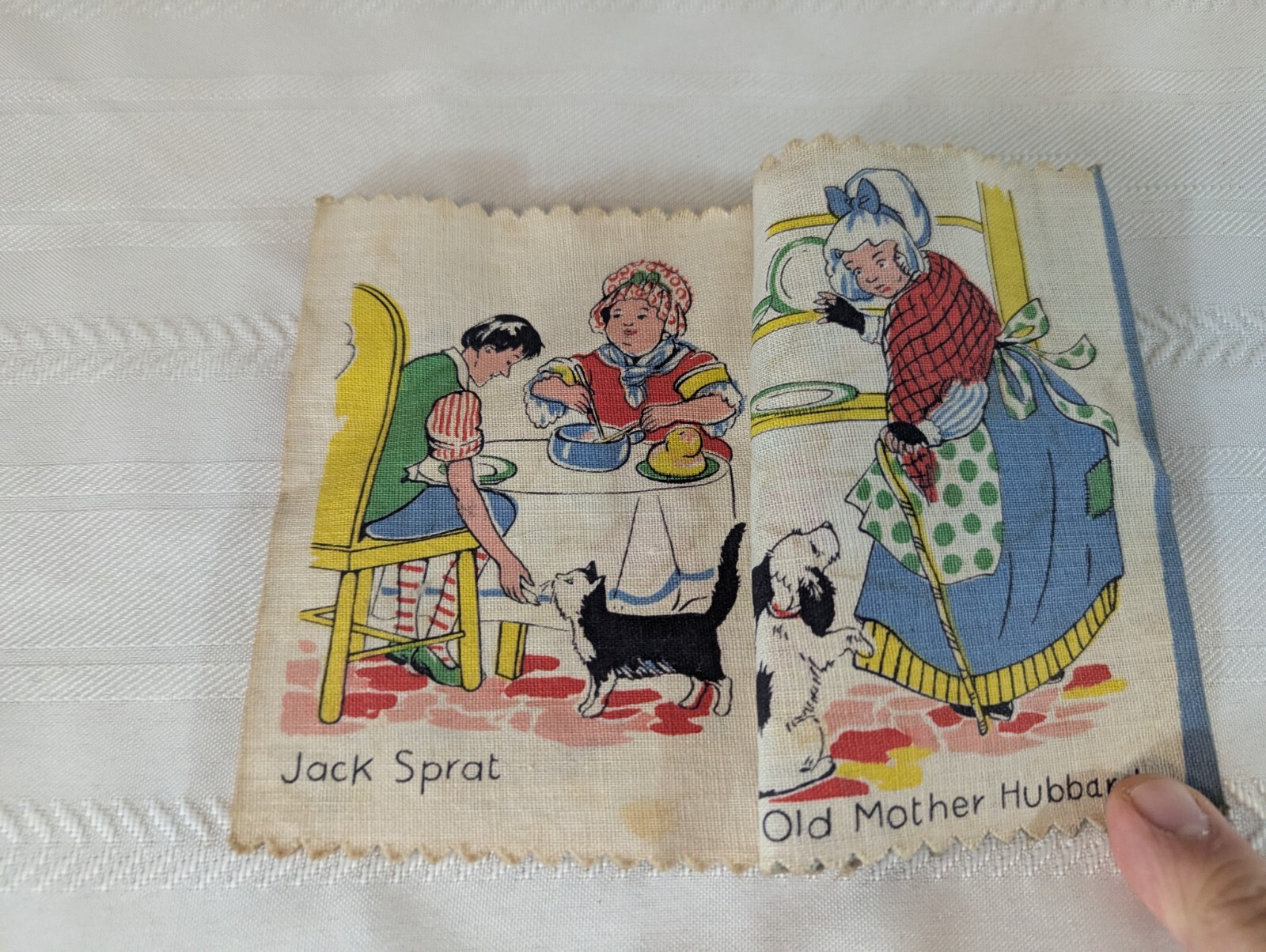 Baby’s Rhyme Book Rag Book Dean’s Rag Book Co. London 5″L