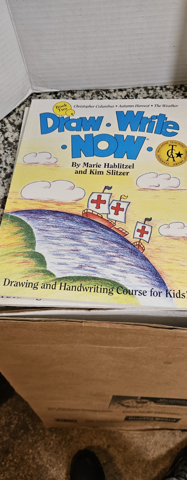 Draw Write Now Set Of 8 Unused Books W/Instructions In Taped Box Great Condition