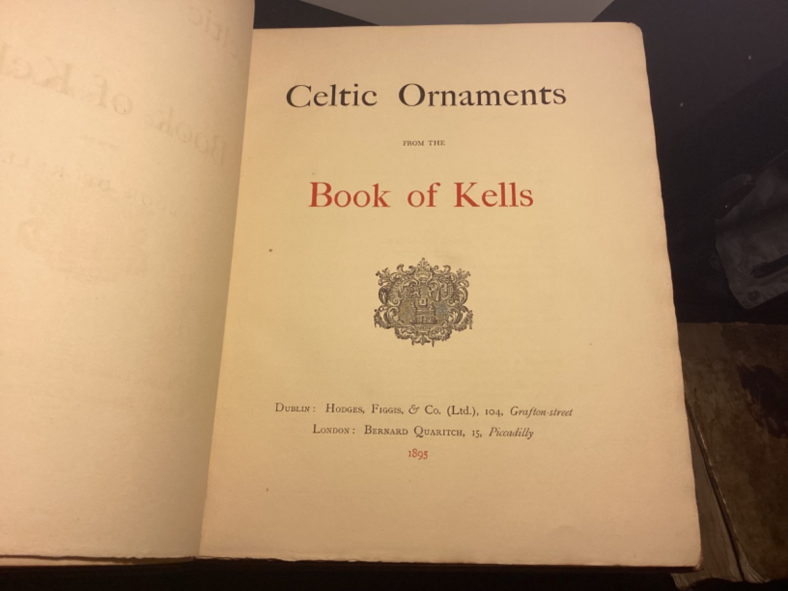 1895 Celtic Ornaments From The Book Of Kells – Morley Oxford Fine Binding