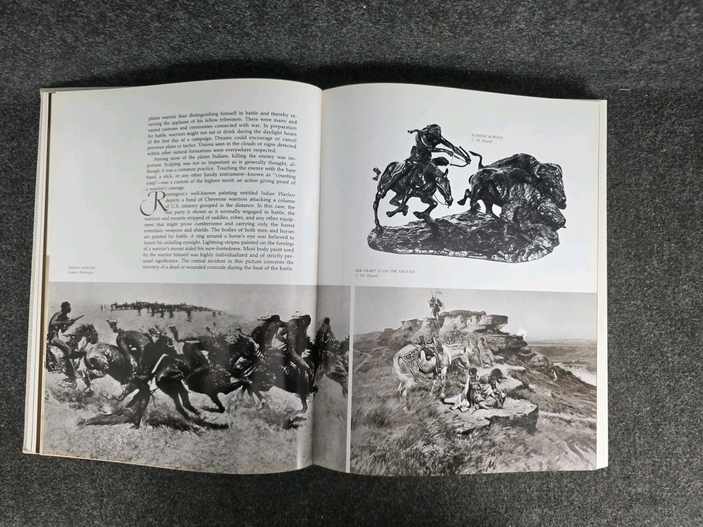 THE ART OF THE OLD WEST by Paul Rossi & David Hunt Hard Cover Book 1971