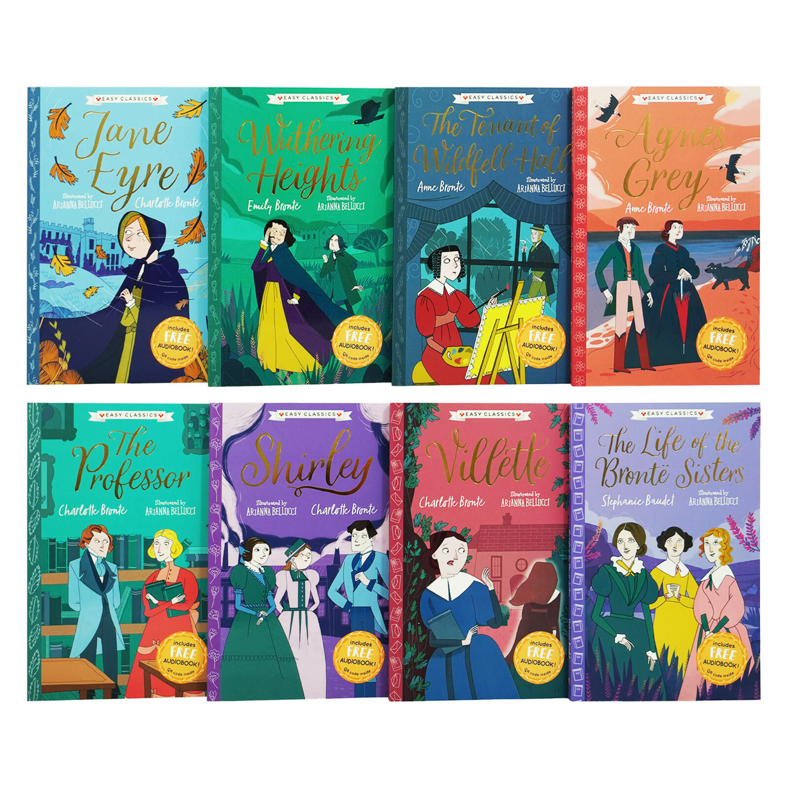 The Complete Bronte Sisters Children’s Collection By Stephanie Baudet- Ages 7-11