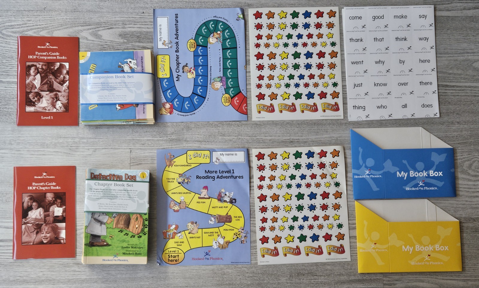 Hooked on Phonics Learn To Read Books Set Levels 1 – 5 Parent Kit Homeschool