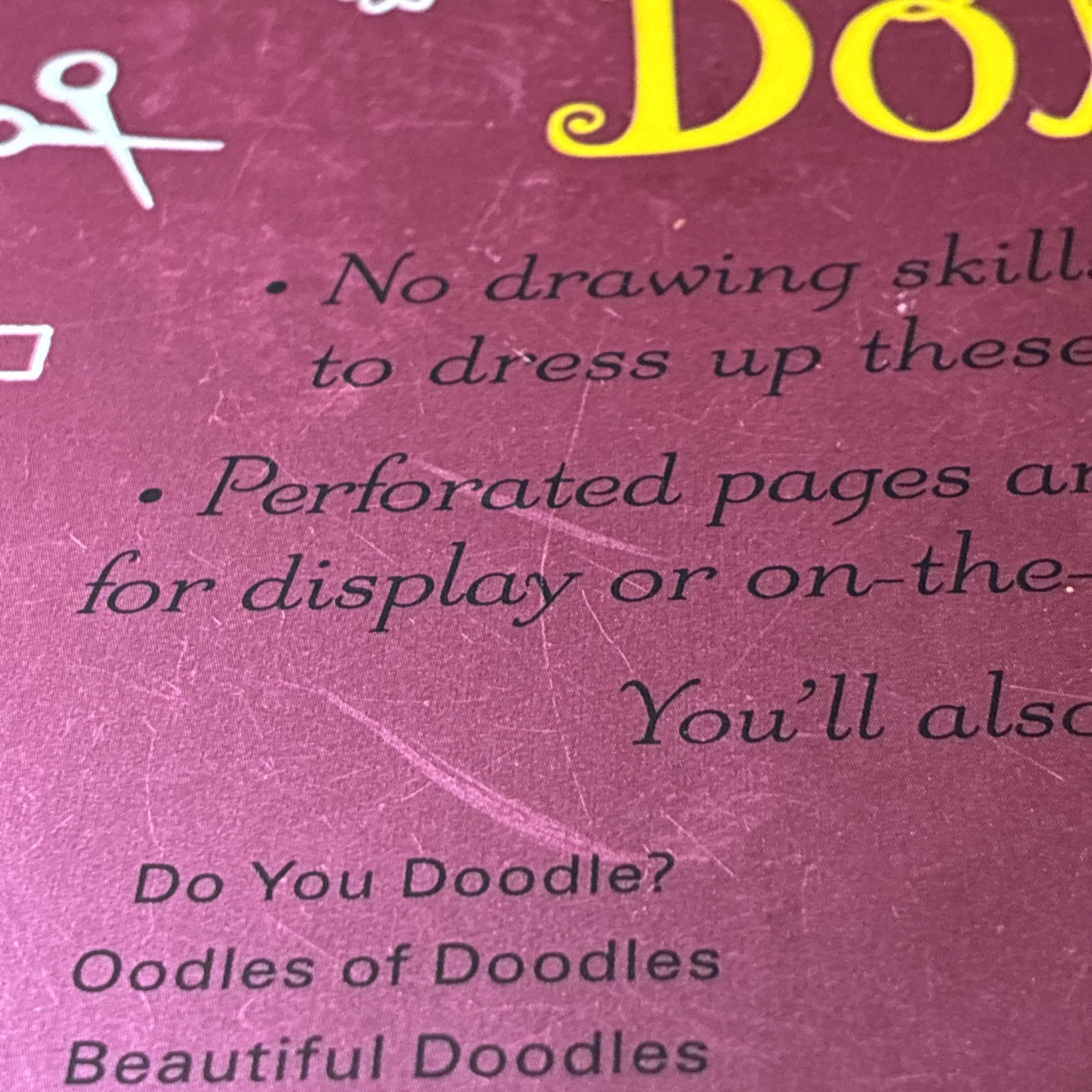 PDoodle Dolls 300 Outfits to Cut Out and Design Paper Doll Book Never Used