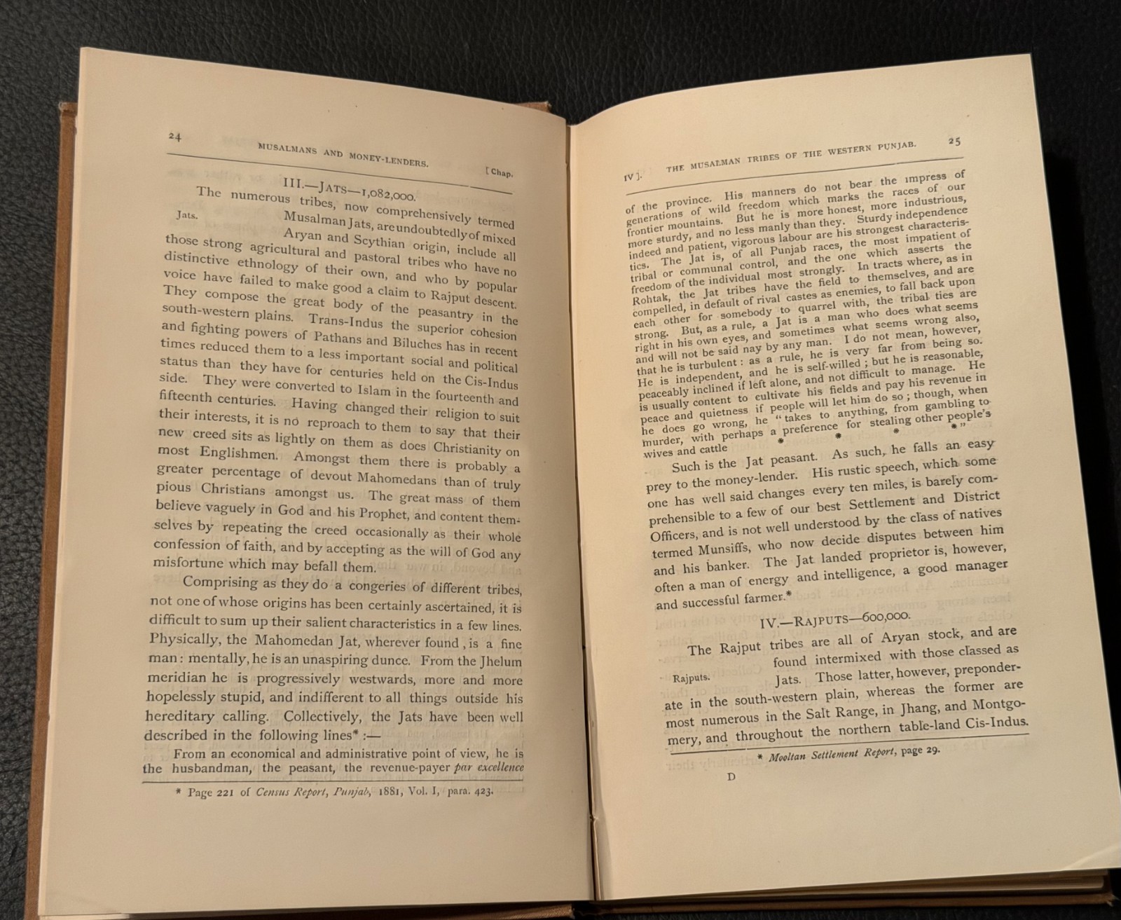 Musalmans And Money-Lenders In The Punjab 1886 FIRST ED Thorburn India Pakistan