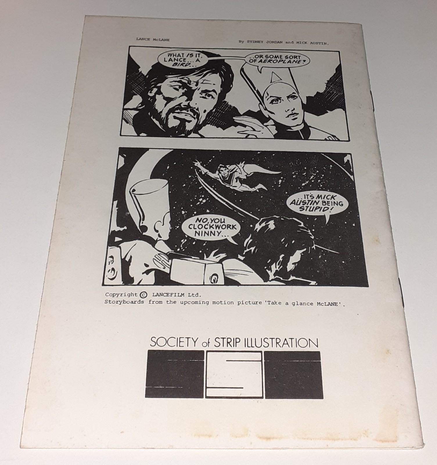 SSI JOURNAL 45 fanzine UK 1982 ALAN MOORE “DIE POOR!” Captain Britain Miracleman