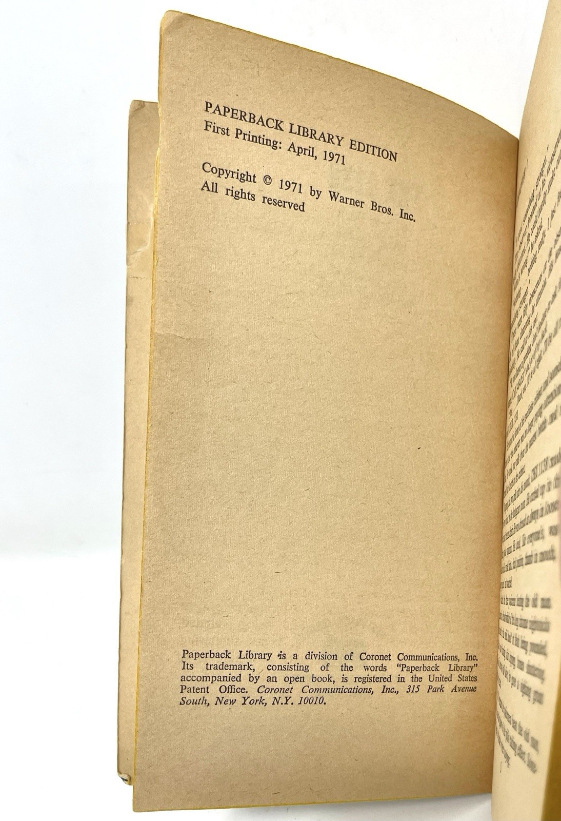 RARE Vintage 1971 THX 1138 Paperback Book – Ben Bova! 1st Printing! George Lucas
