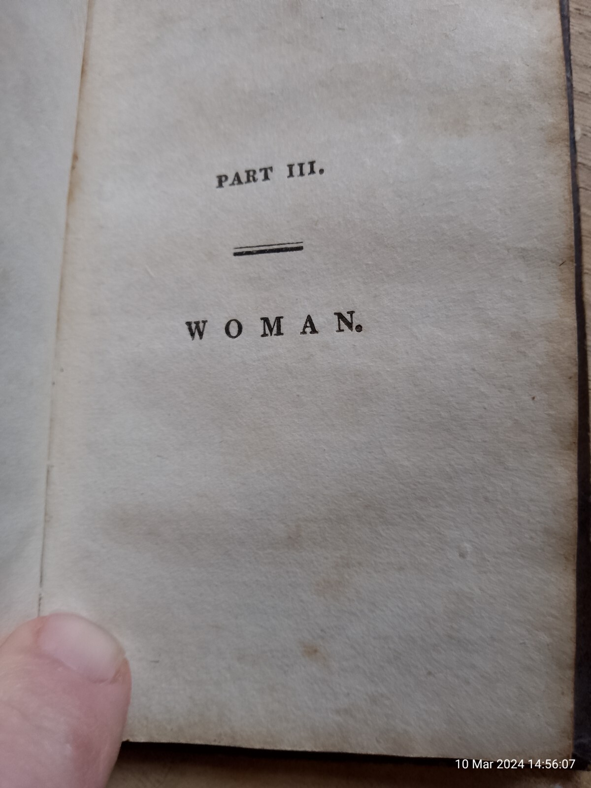 Antiquarian, miniature leather binding 12cm x 7cm The Economy of Human Life 1808
