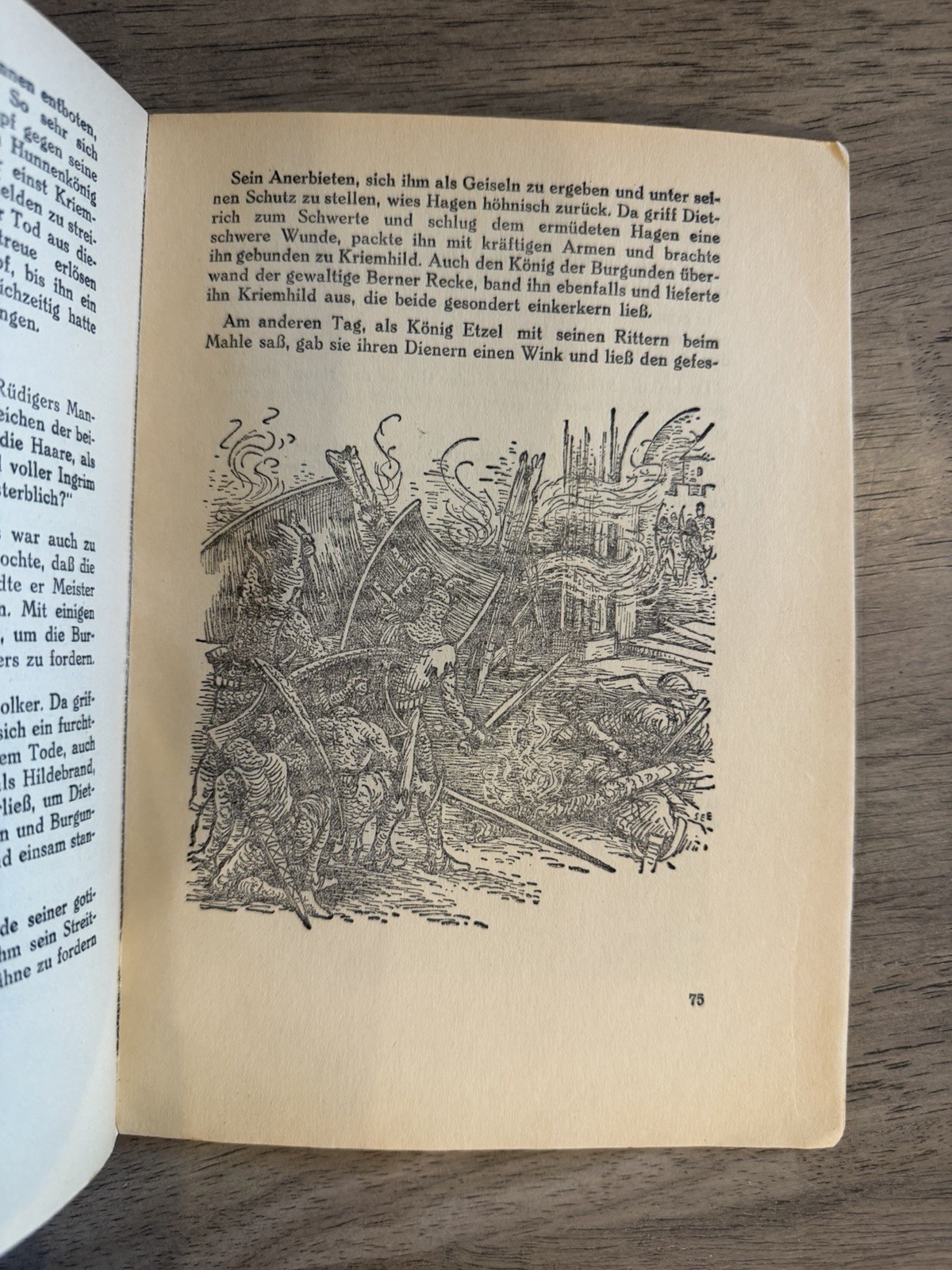 1940’s The Nibelungen German Heroic Sagas Gustav Schwab Children’s Book