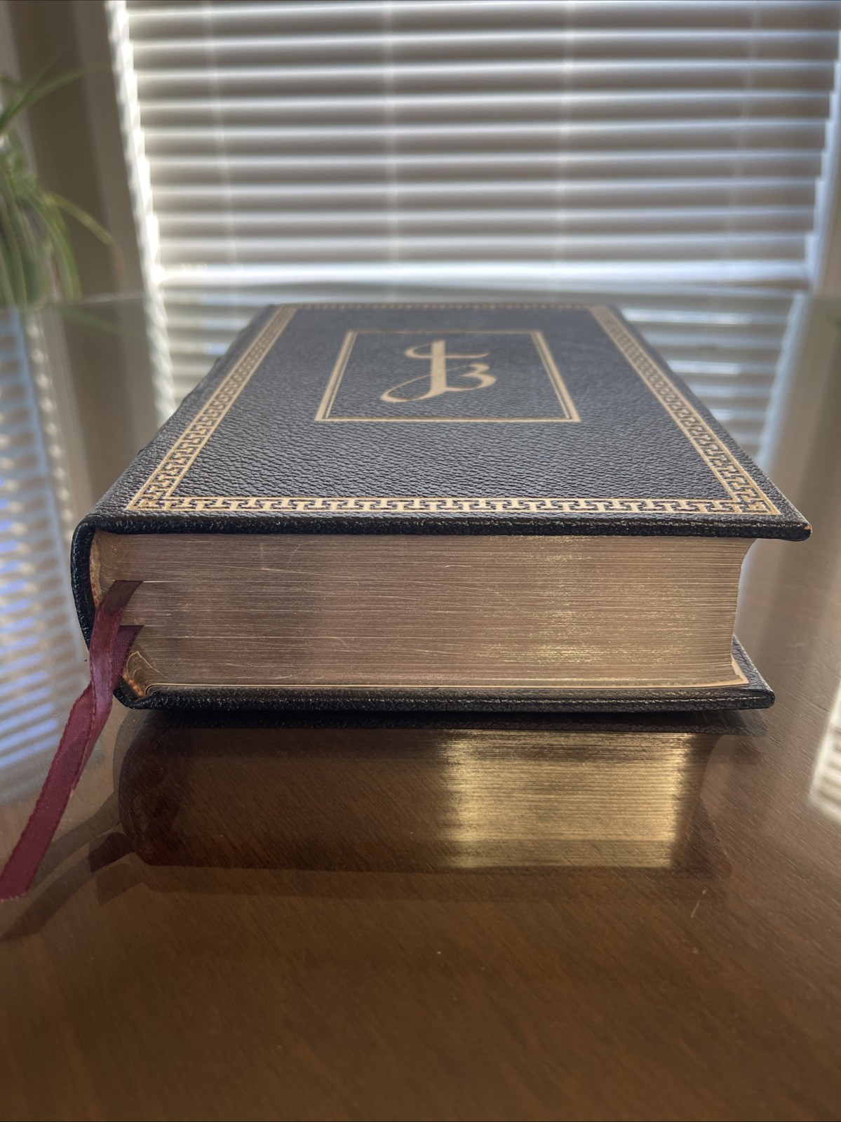 The Jerusalem Bible 1966 French Morocco Leather Doubleday Original 1st Print