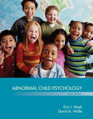 Abnormal Child Psychology – 9781305105423, hardcover, Eric J Mash