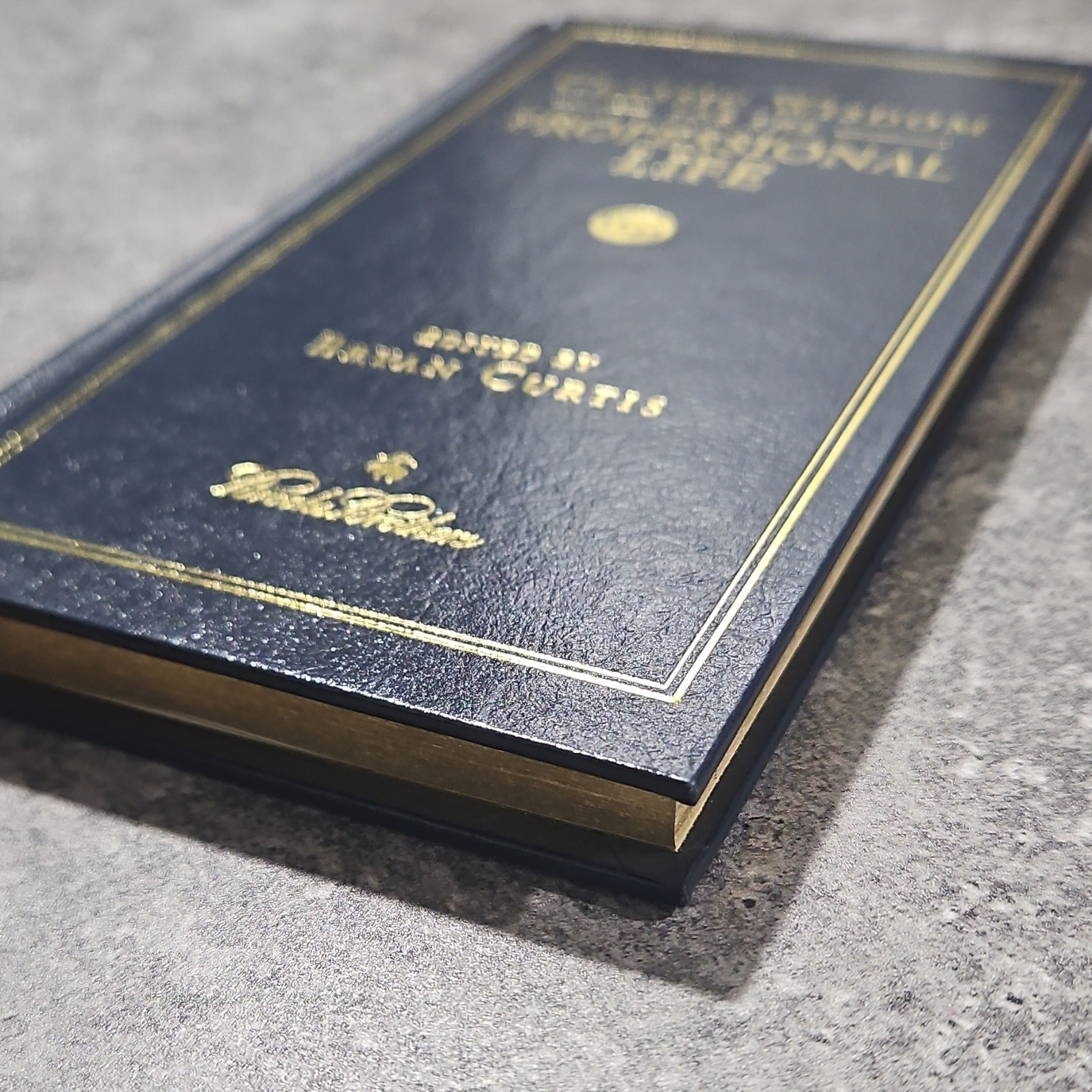 Classic Wisdom for the Professional Life Hardcover by Bryan Curtis, Gilded Edges