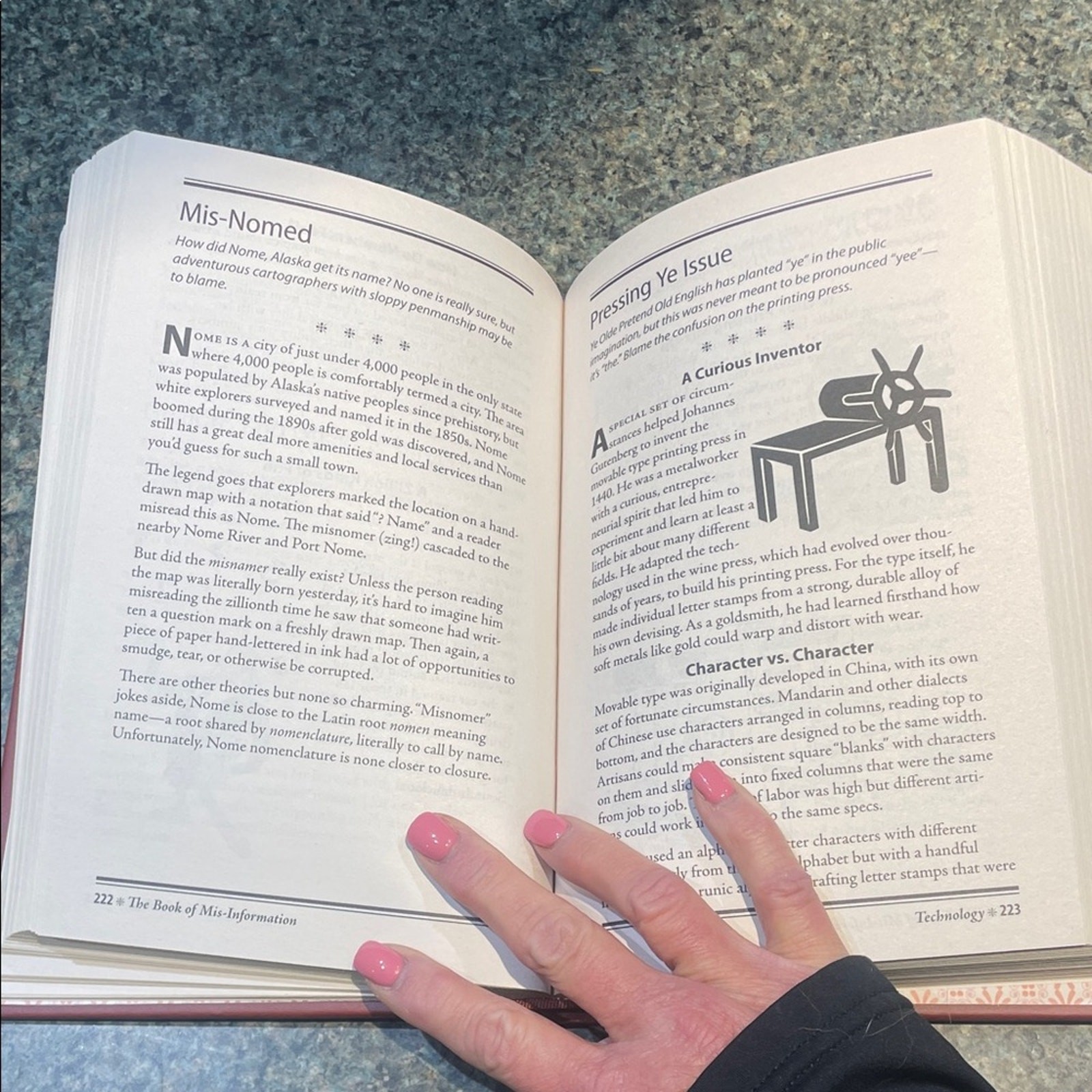 The Book of Misinformation Hardcover – Fun Facts 632 Pages