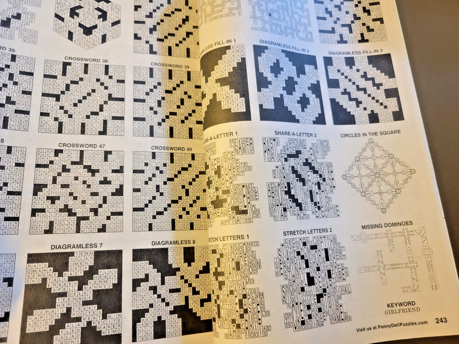 Classic Variety Puzzles Plus Crosswords – 256 Page Jumbo Special – by PENNYPRESS