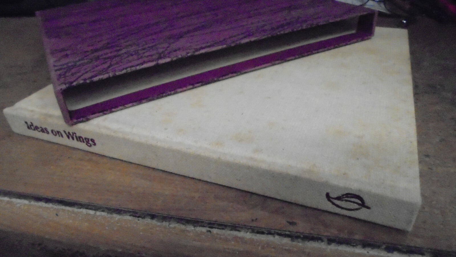 Ideas on Wings poem collection 1978 Hardcover with case