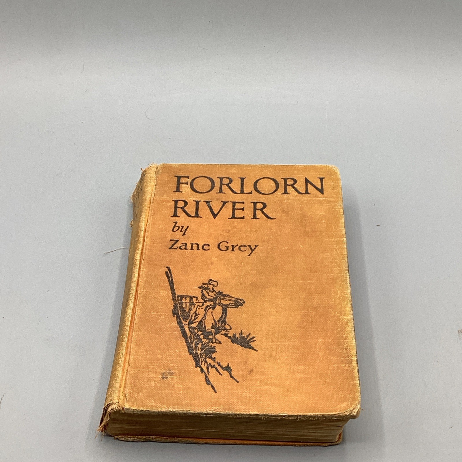 Zane Grey FORLORN RIVER 1st Edition Curtis Publishing Company 1927 HC