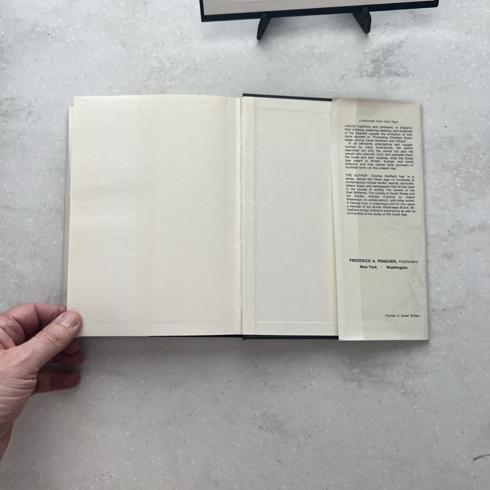 Charles Hadfield | The Canal Age | 1968 Hardcover Dust Jacket Ex-Library