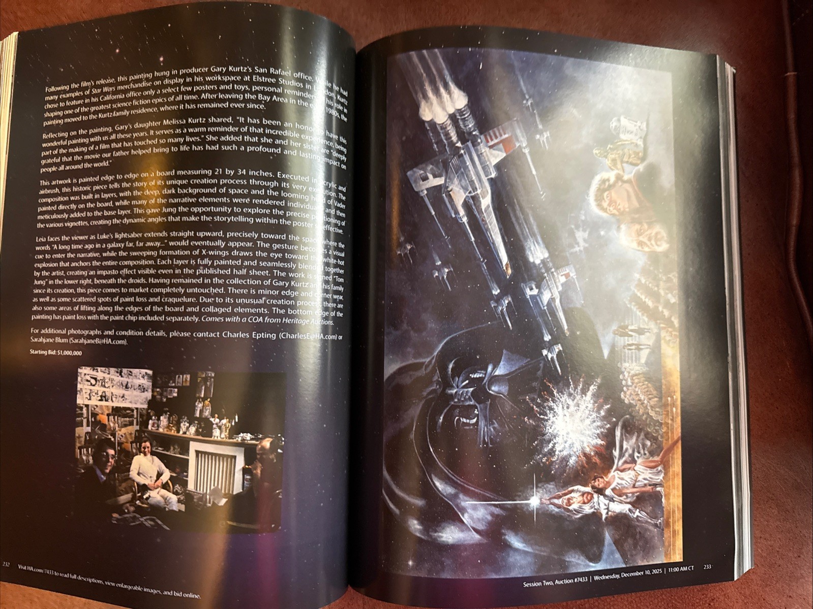 HERITAGE Auctions Catalog 12/25 Wizard of OZ – 500 pages! Star Wars Trek Disney