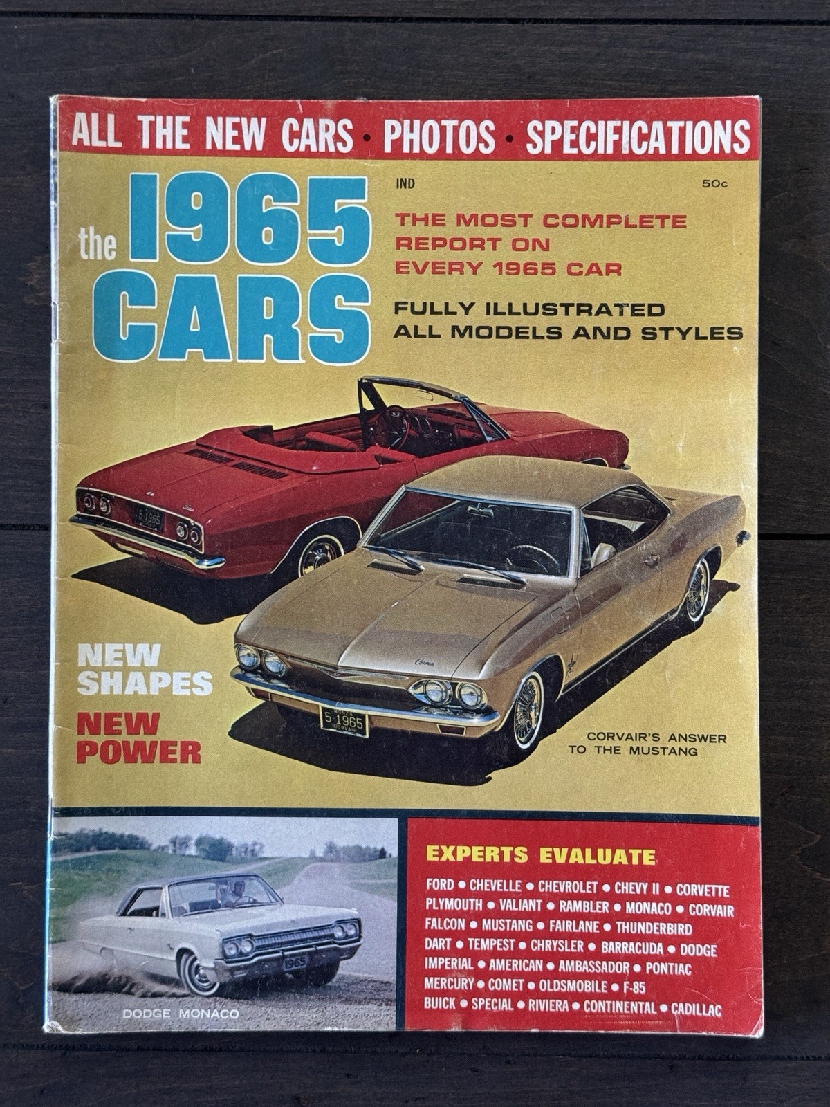 The 1965 Cars – Complete Report On 1965 American Cars – No Label – Very Good