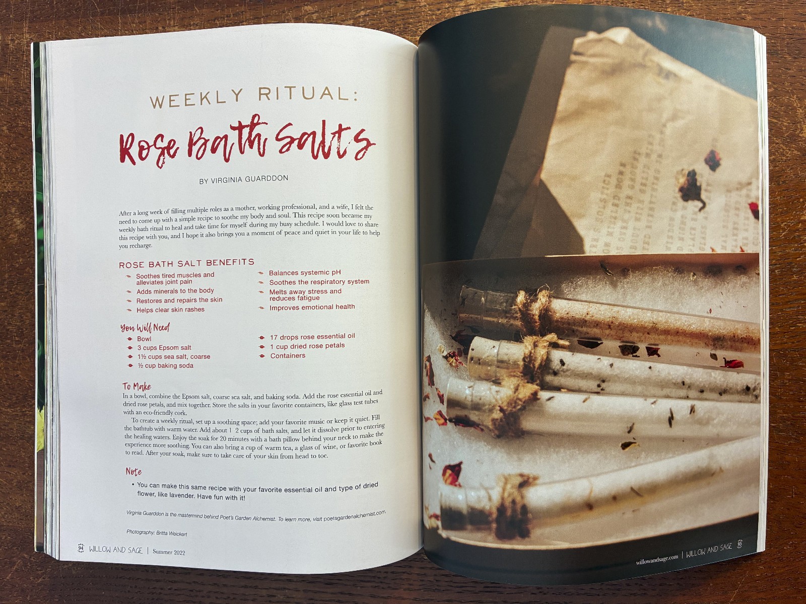 Willow And Sage – Volume 9 Issue 1 May/Jun/Jul 2022 – Homemade Bath & Body VG+