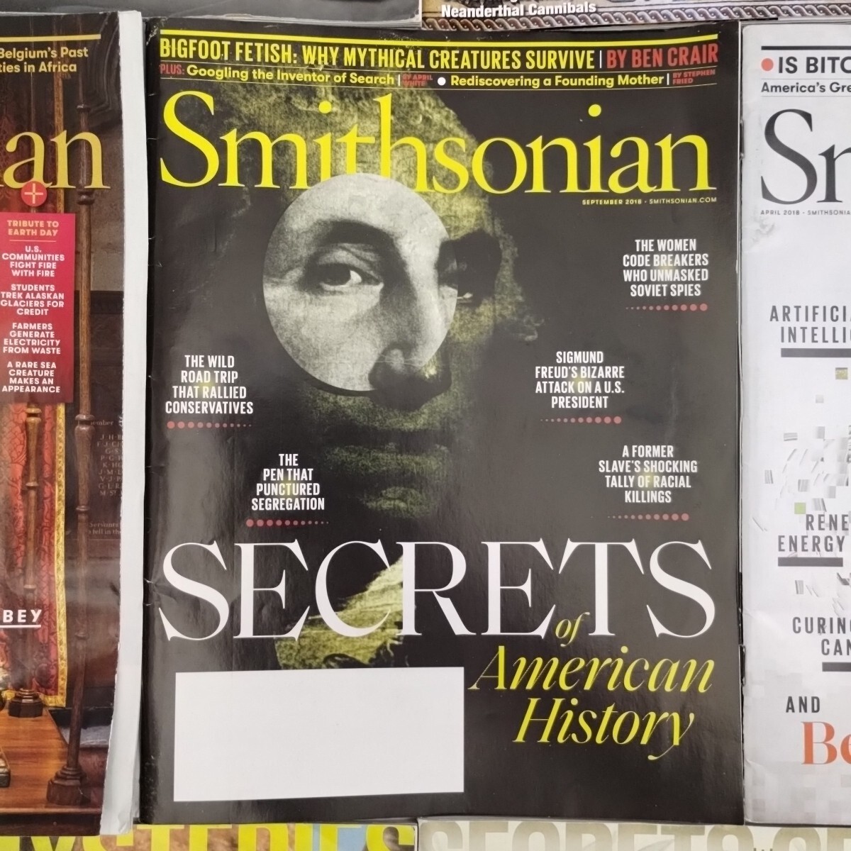 Smithsonian & Archeology Magazines Lot Of 7 2016-2023 Hacking History Pharaoh