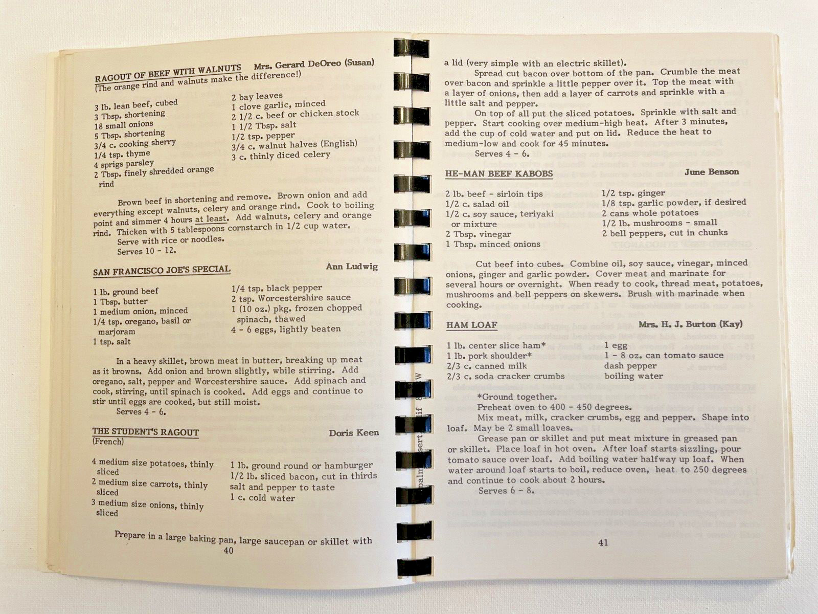Cookbook Palm Desert California CA Five Loaves Two Fish & a Cook Recipes Book