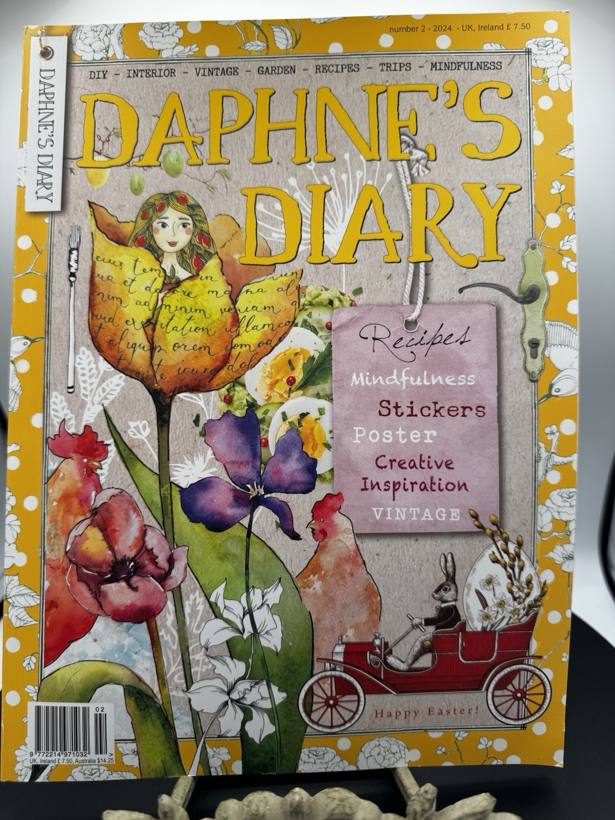 DAPHNE’S DIARY Number 2 2024 HAPPY EASTER Egg POSTER Recipes STICKERS Creative