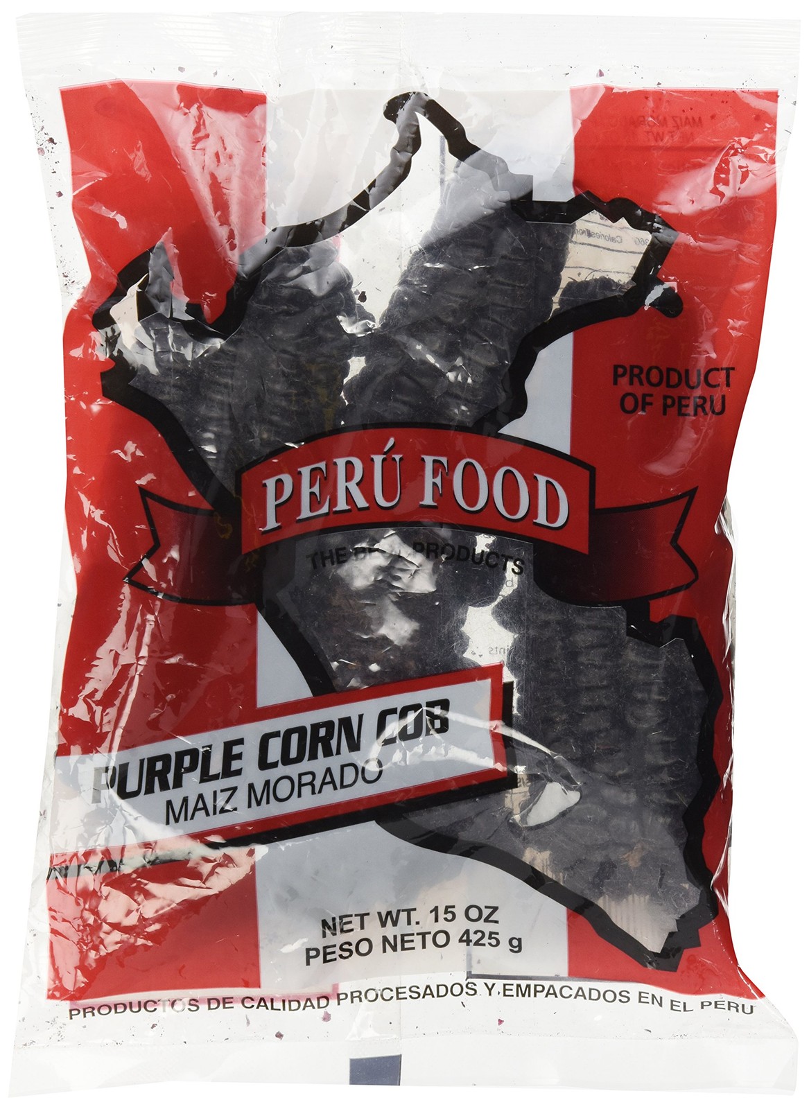 Peru Food Maiz Morado Purple Corn Cob 15 Oz. 15 oz.