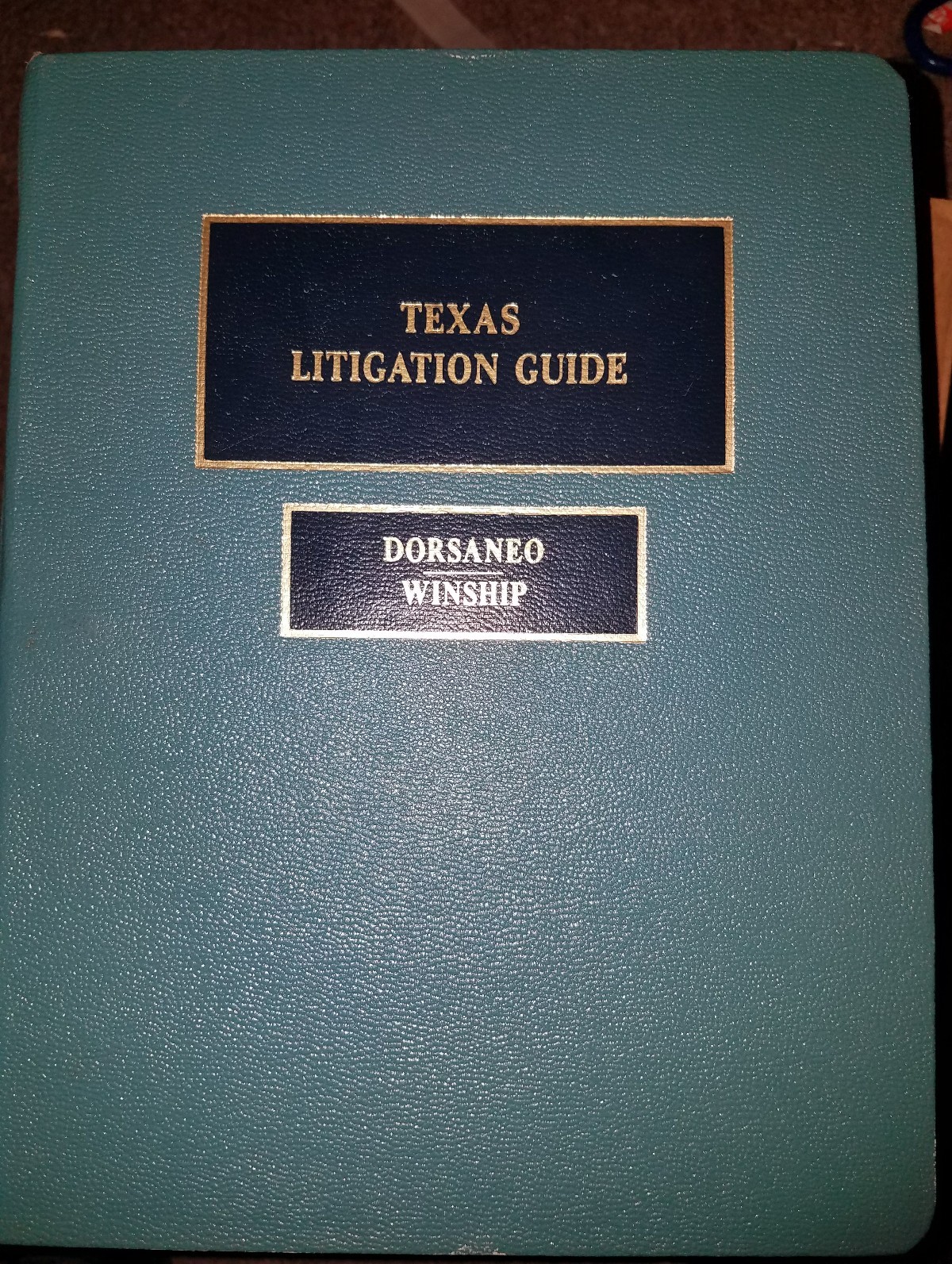 Texas Litigation Guide (February 1989) Business Entities [7] Dorsaneo