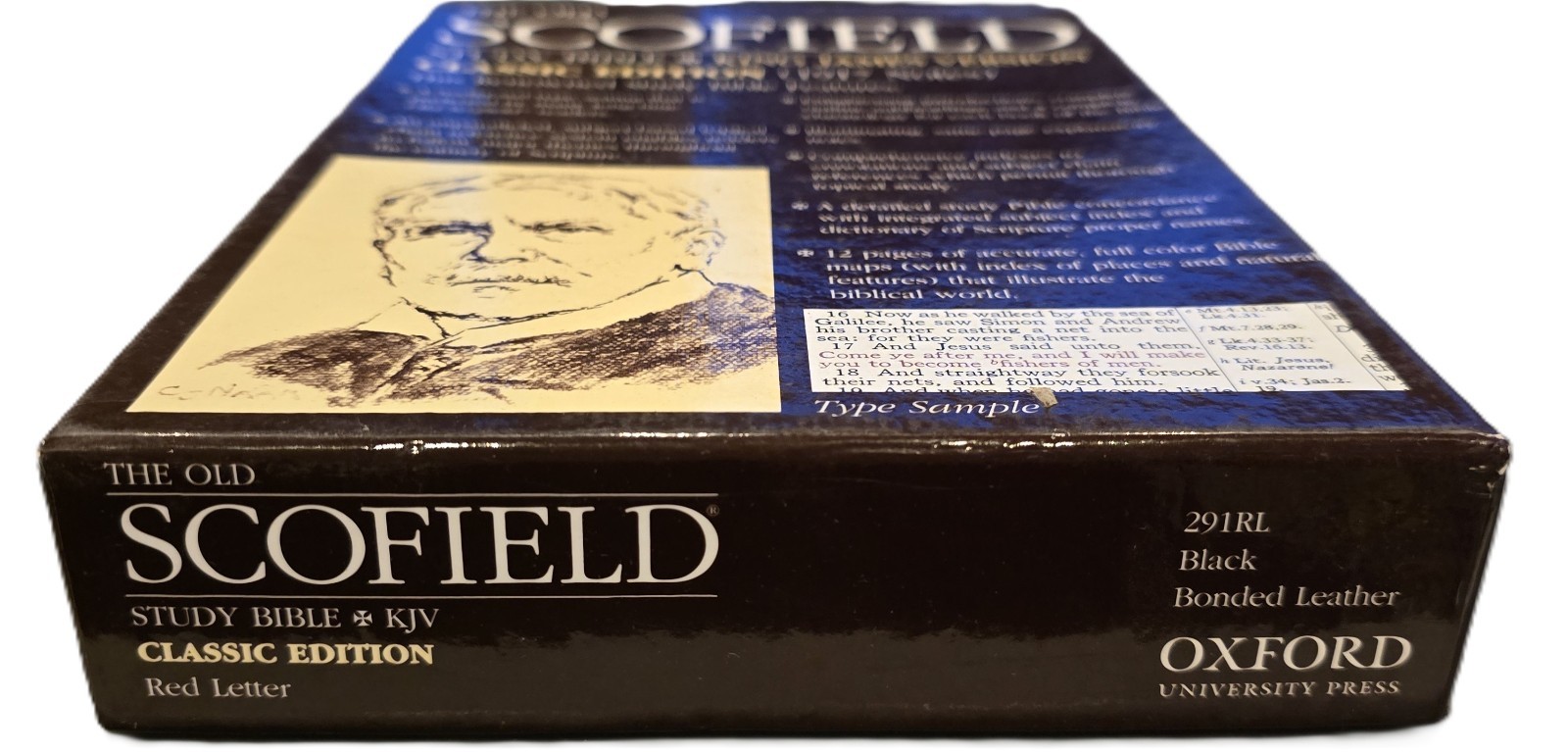 Oxford Old Scofield Study Bible KJV Classic Edition Black Bonded Leather 291RL
