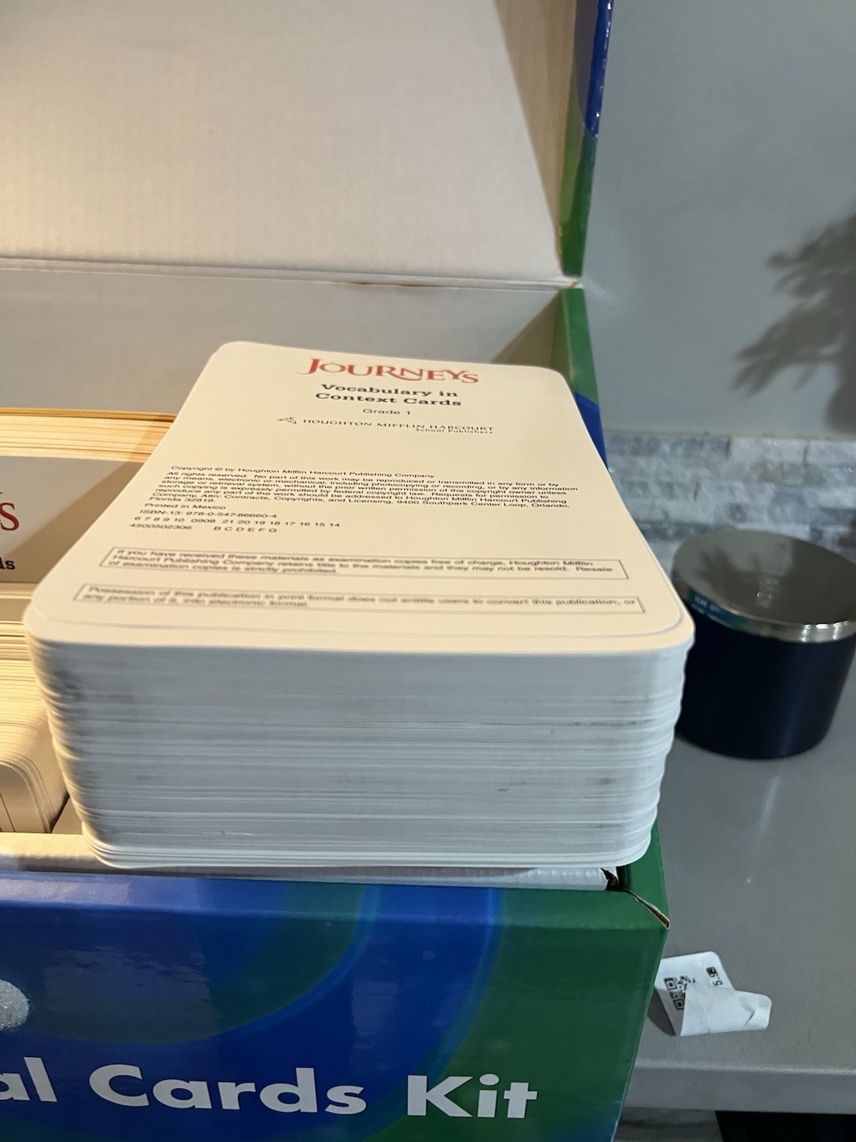 Journeys Grade 1 Instructional Cards Kit Complete HMH Common Core