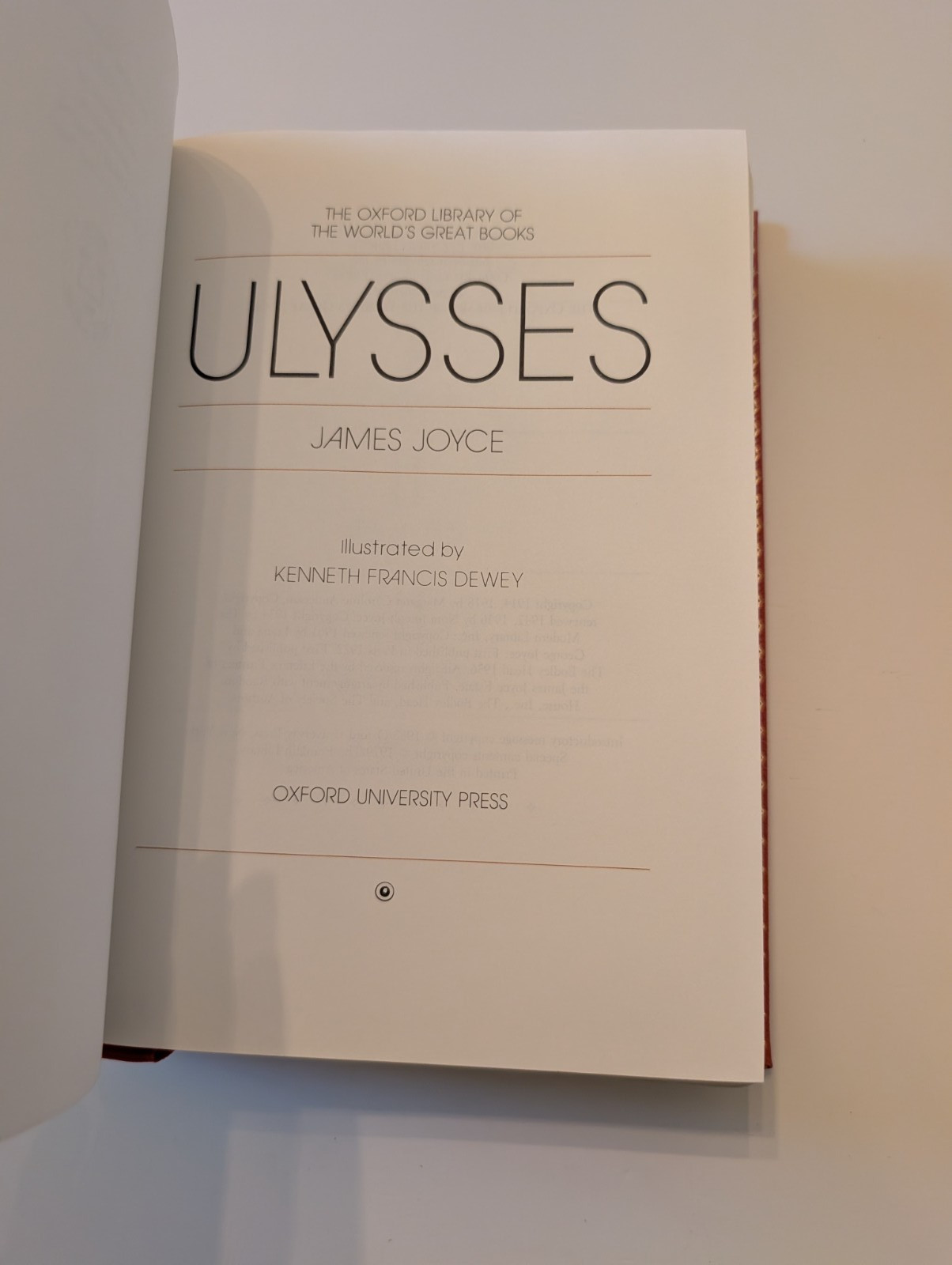 Ulysses by James Joyce Franklin Library Oxford University Press Leather Deluxe