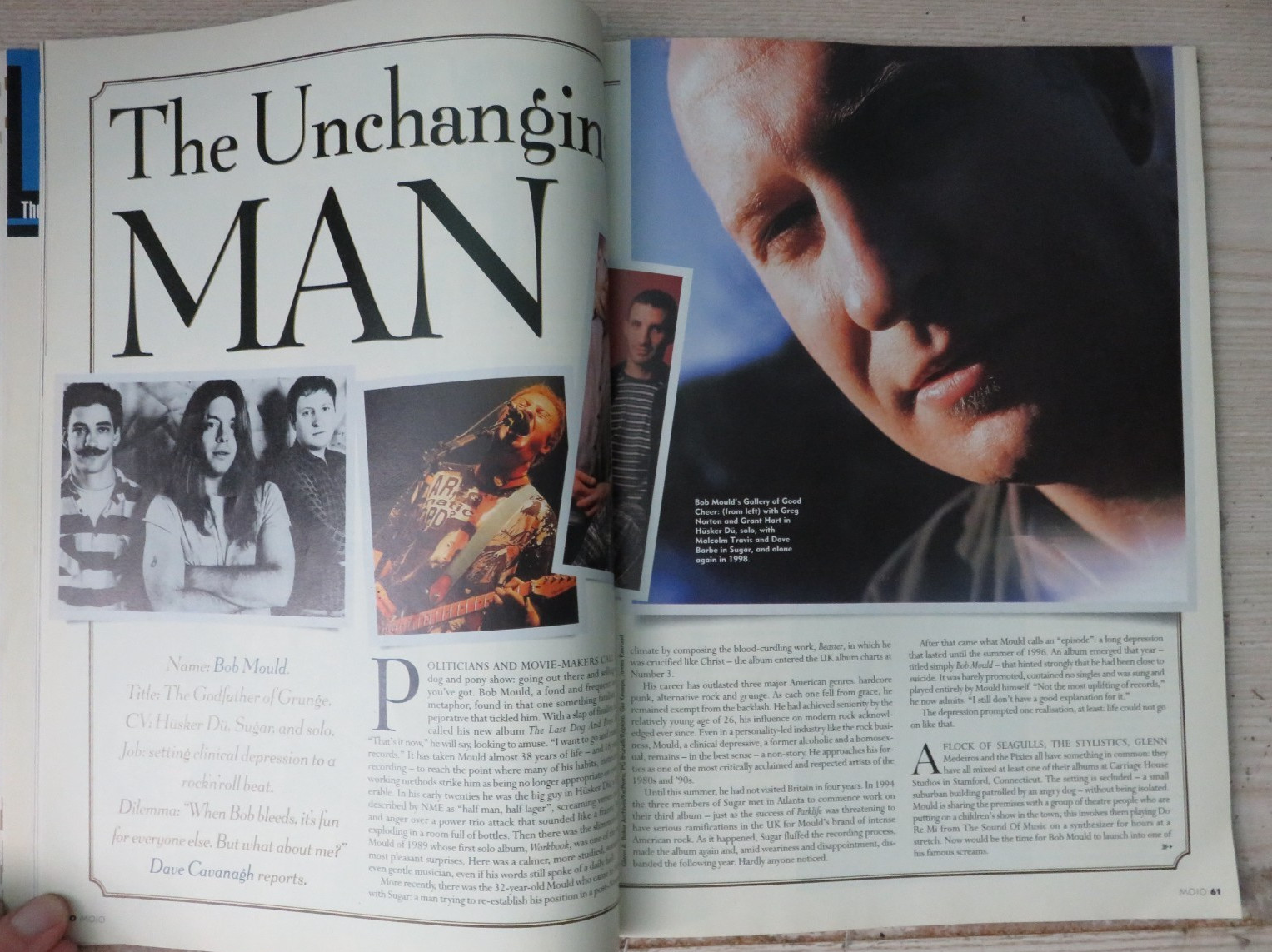 MOJO SEP 1998 ~KEITH MOON /BOB MOULD/GORKY’S ZYGOTIC MYNCI/PAGE & PLANT/ARCHIES